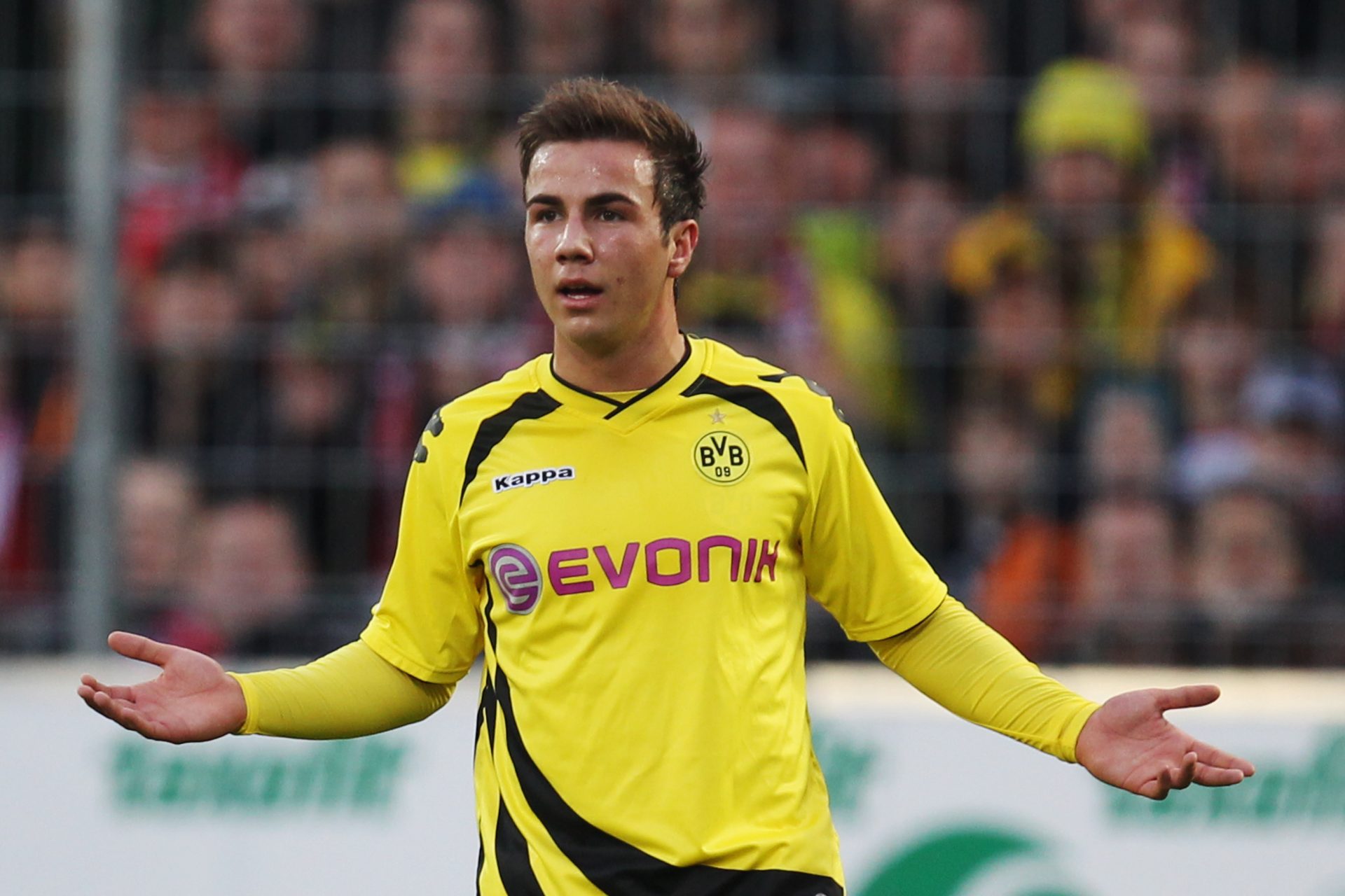 Mario Götze era de Dortmund