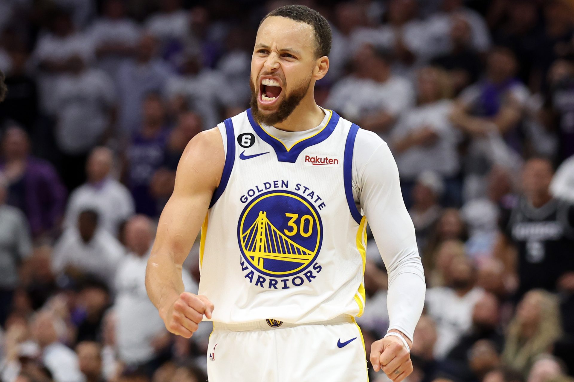 Stephen Curry con i Golden State Warriors