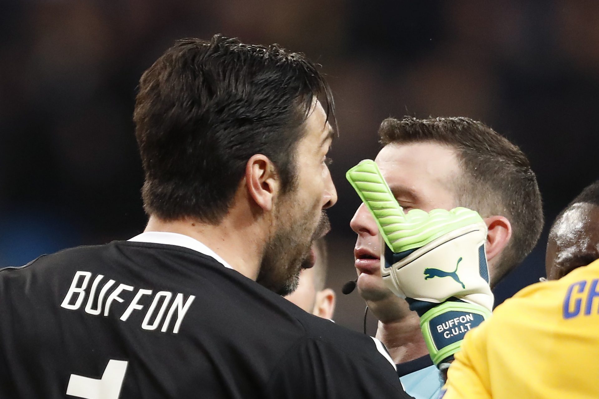 Dissent towards referee Michael Oliver