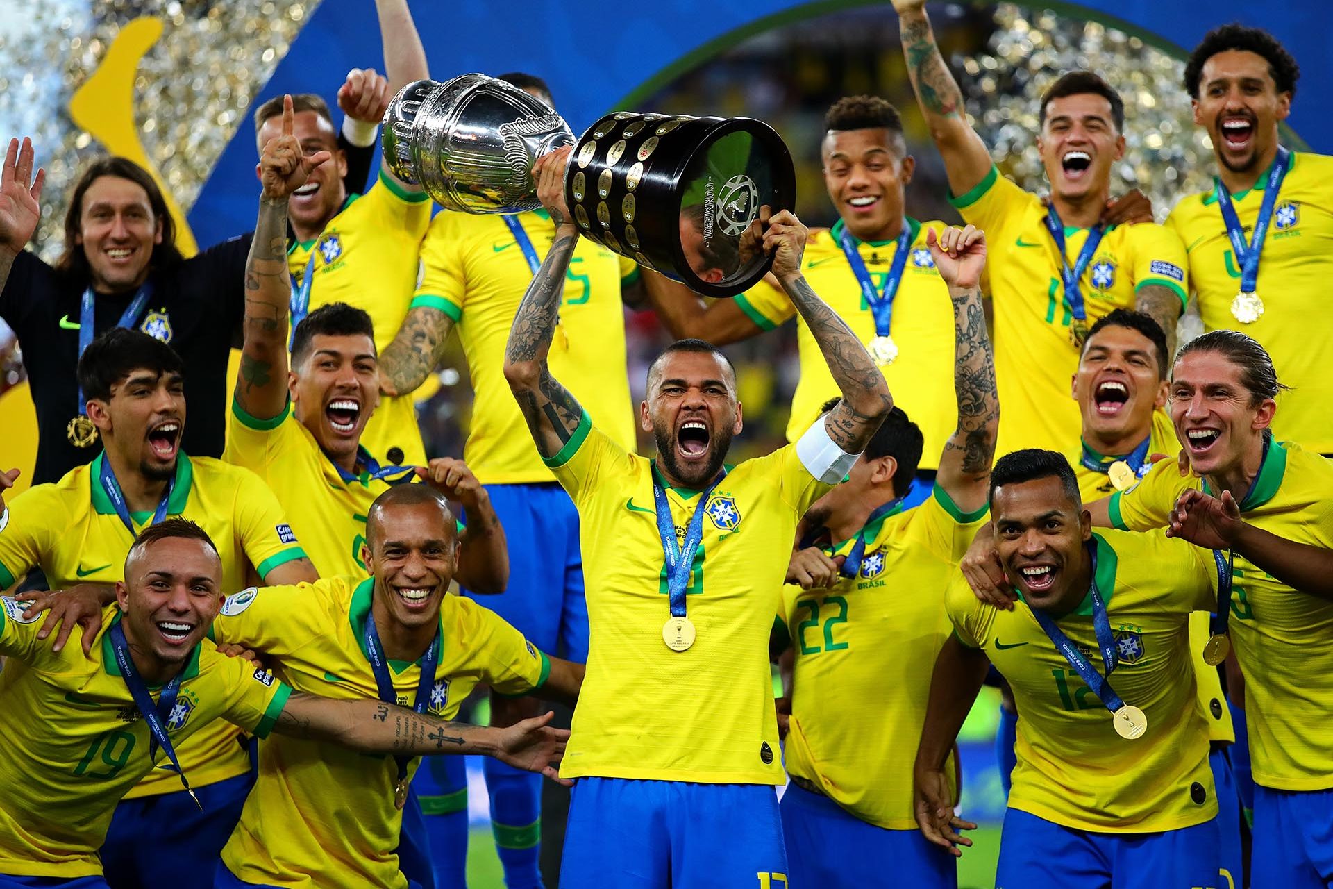 Brazil, the third in the Copa América
