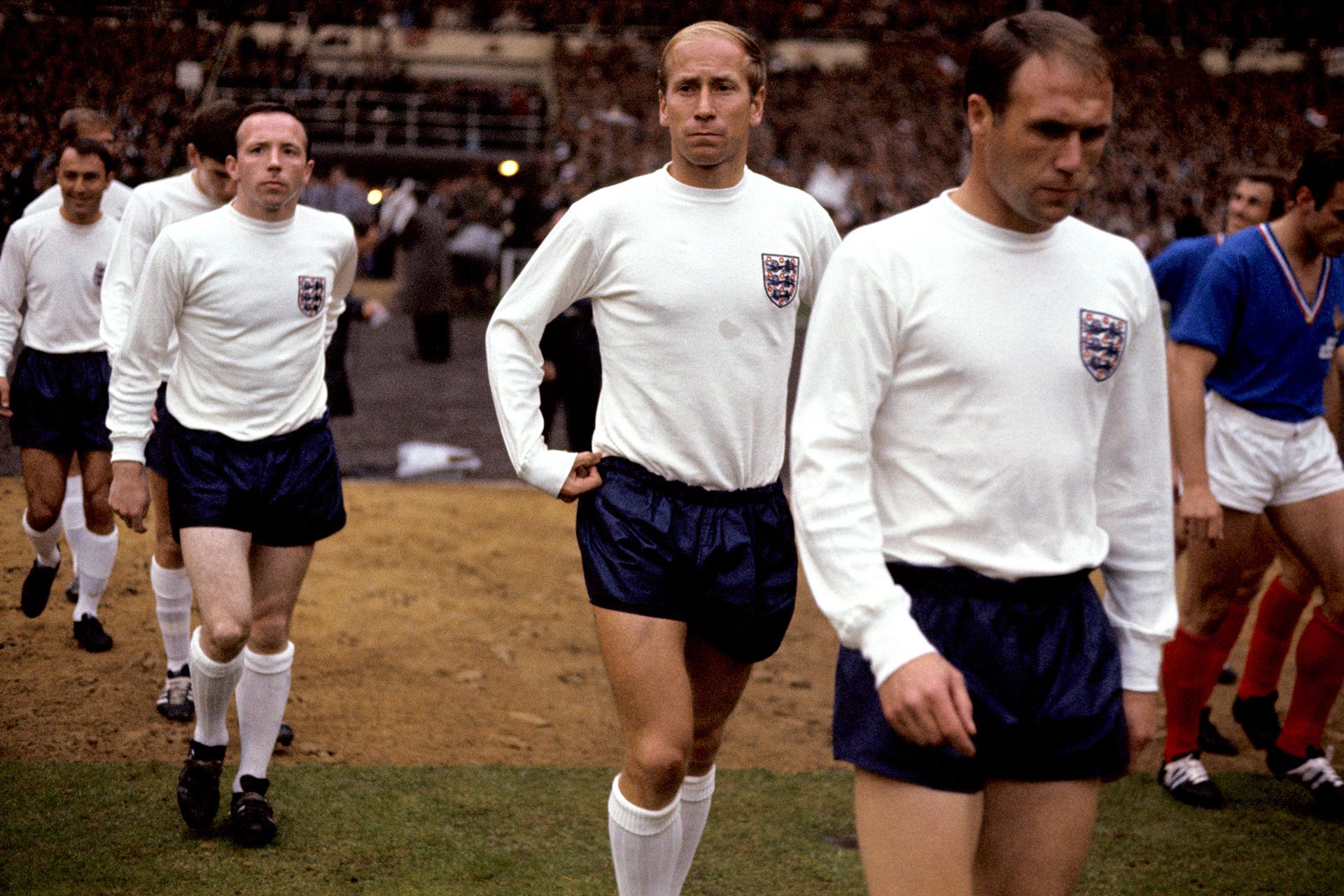 Bobby Charlton con Inglaterra