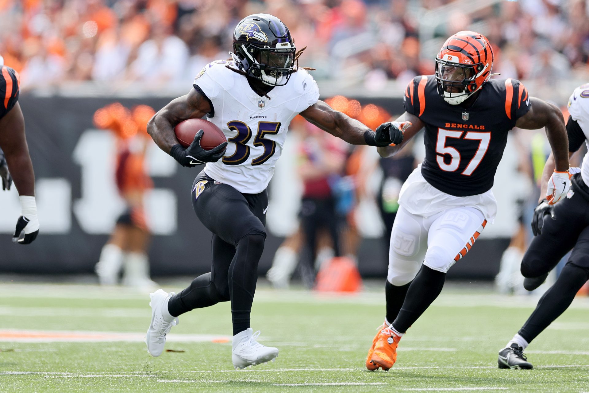 Ravens at Steelers: RB Gus Edwards
