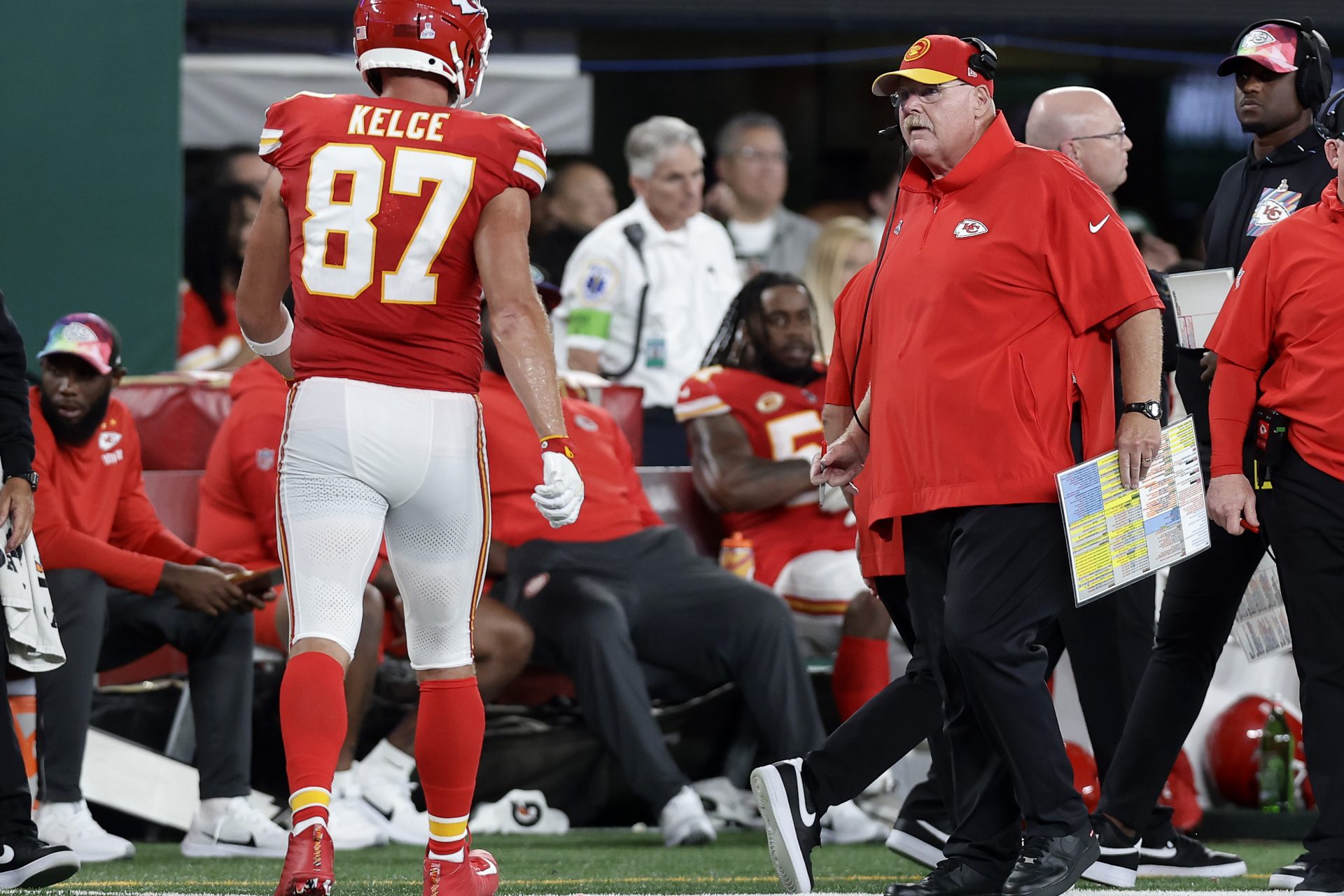 Mahomes and Reid Maximize Kelce In Late Stages