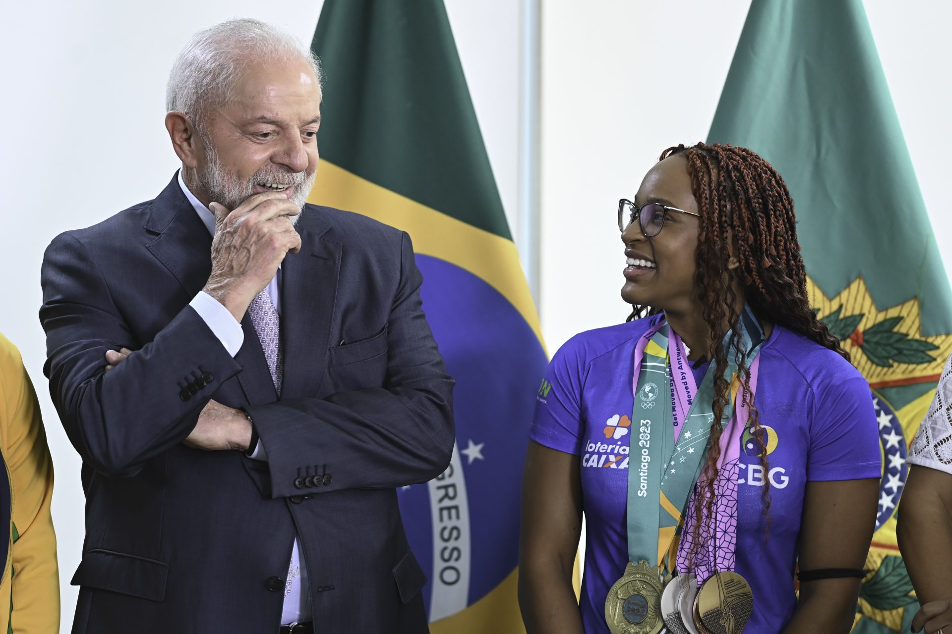 Rebeca Andrade ganhou o troféu Rei Pelé