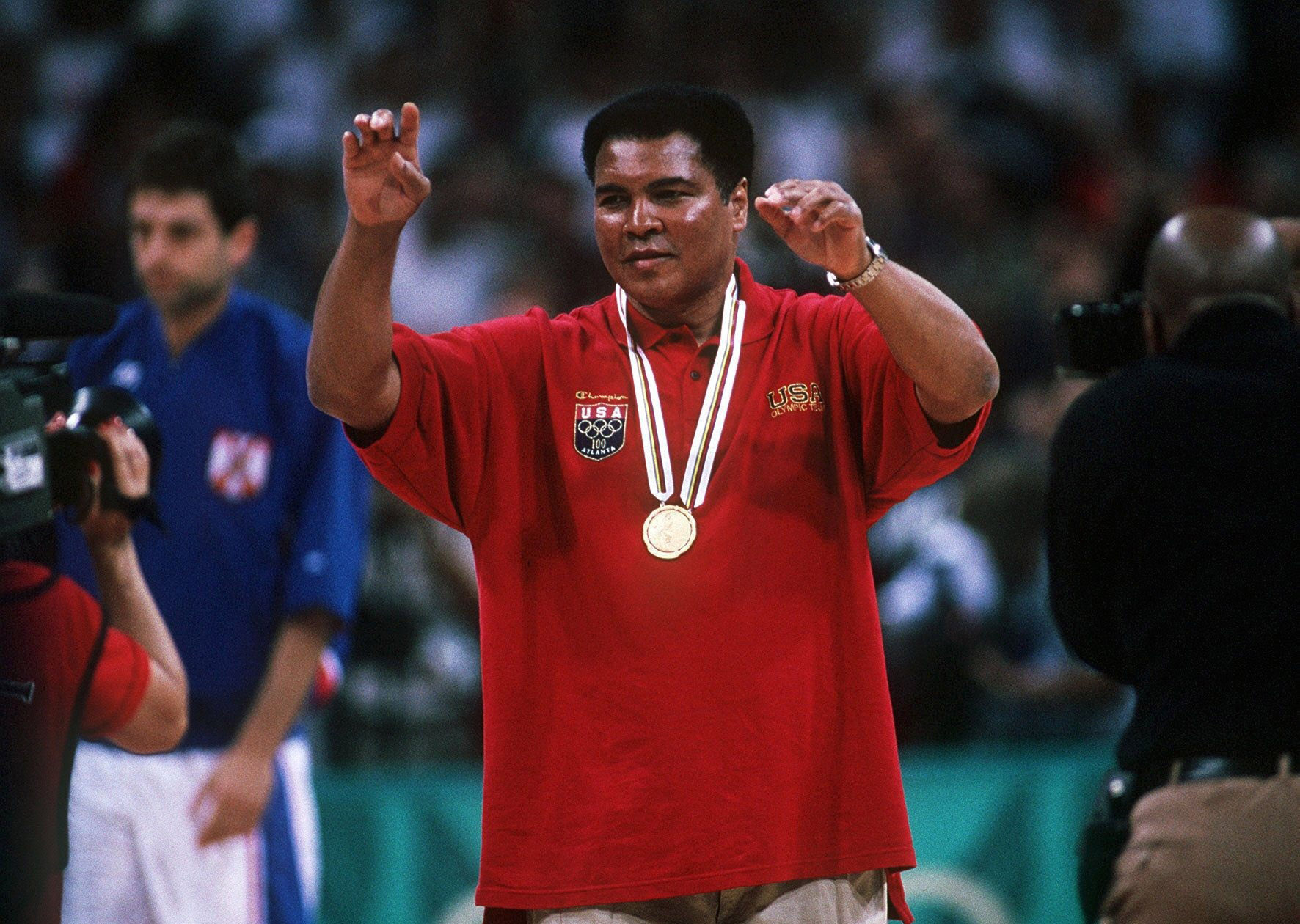 Muhammed Ali y la antorcha olímpica de 1996