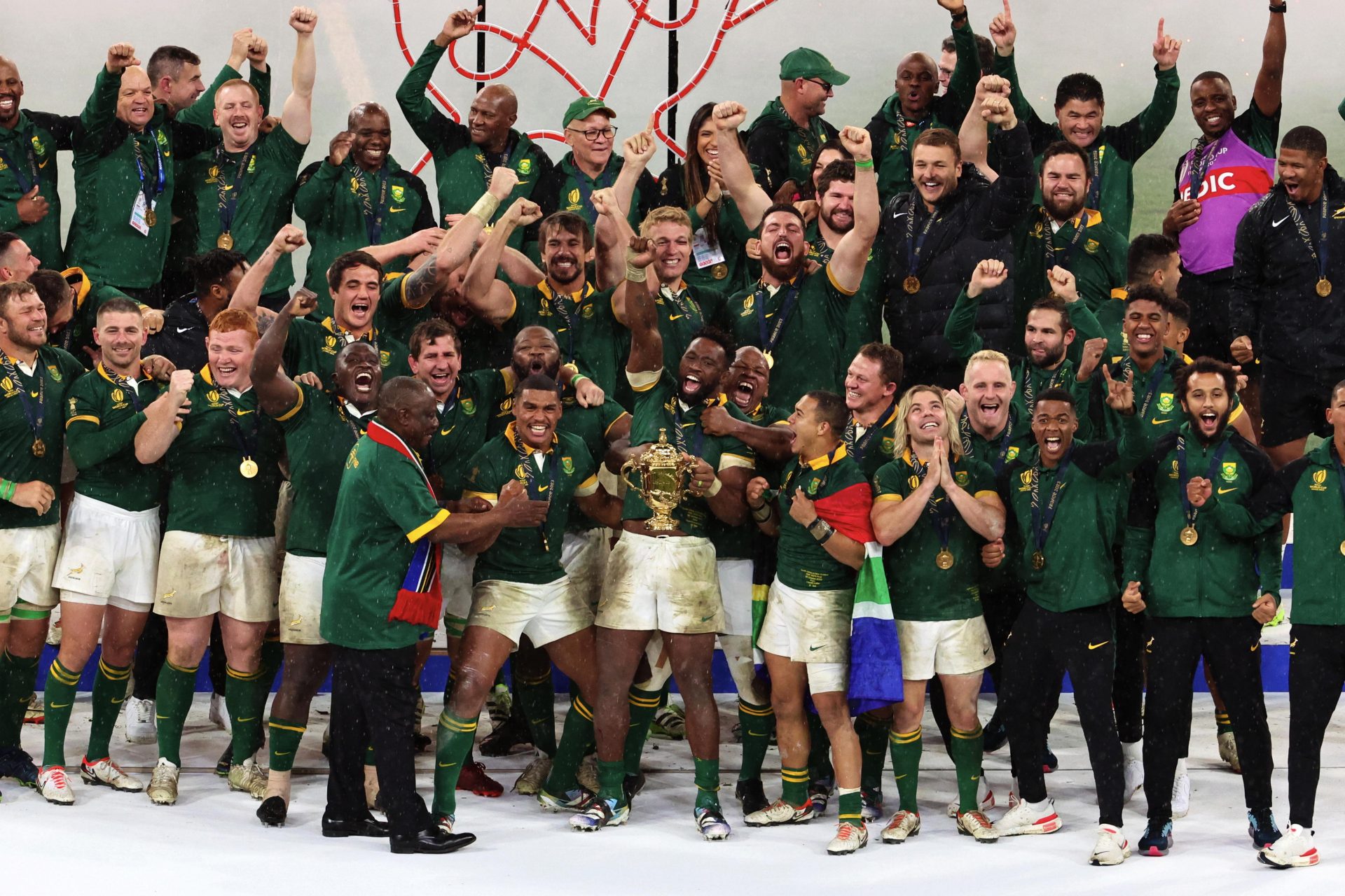 Victorious South Africa