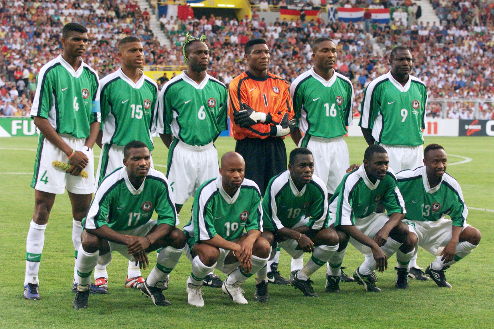 La grande équipe du Nigéria 