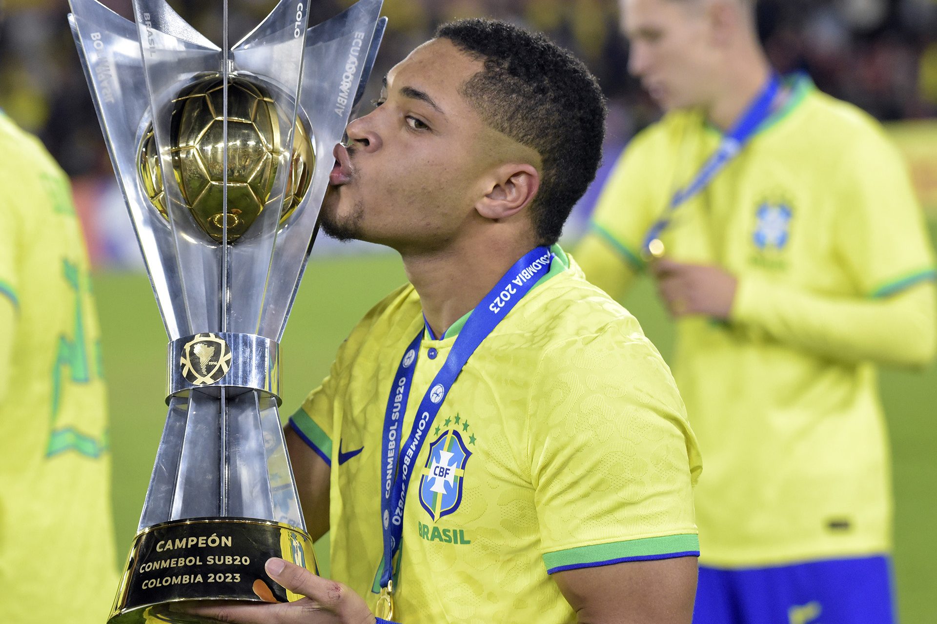 Campeón, figura y máximo goleador del Sudamericano sub-20