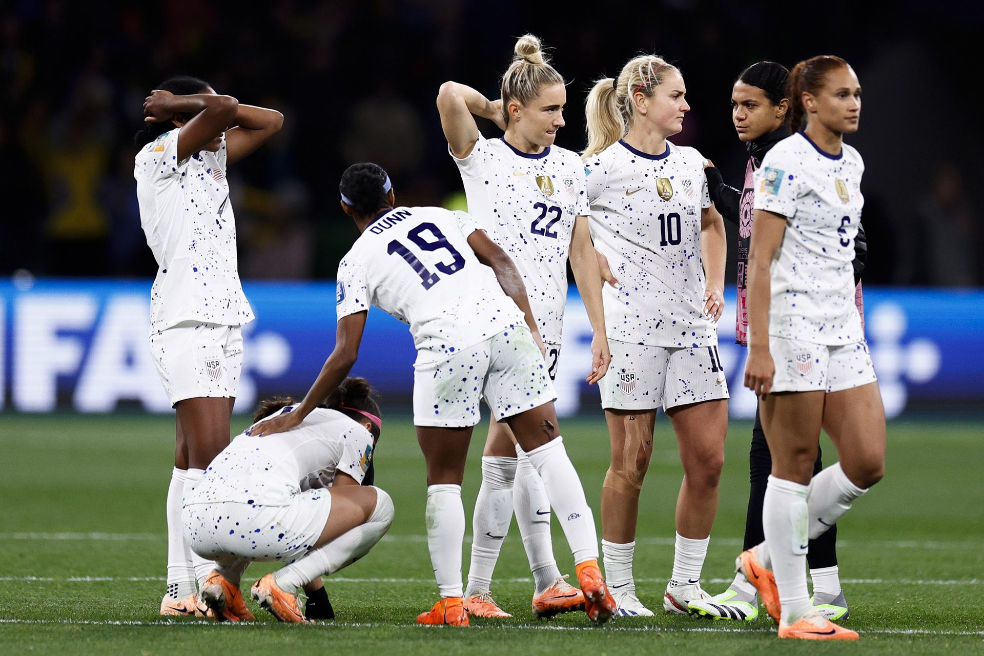 Fußball: USA bei Frauen-Weltmeisterschaft im Achtelfinale ausgeschieden