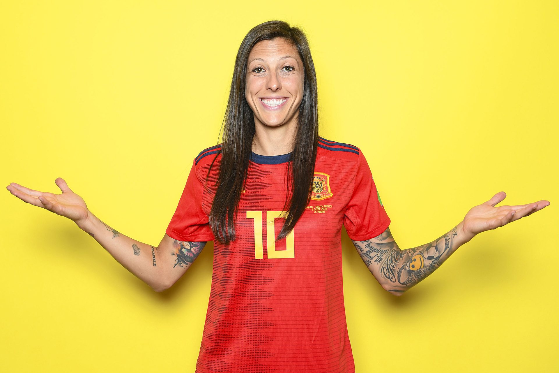 Jennifer Hermoso en la selección española