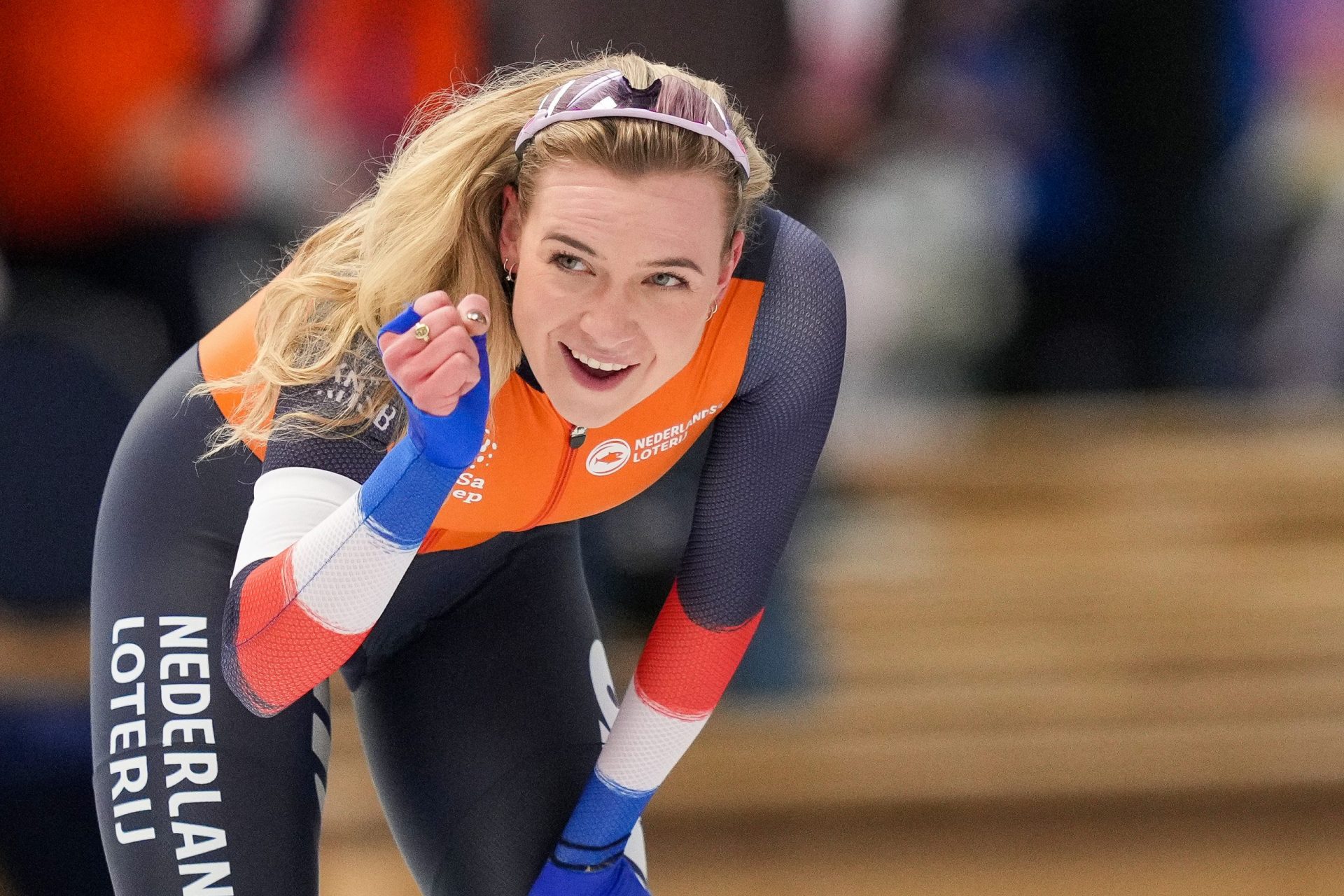 Joy Beune, Nederlands kampioene schaatsen en model in mannenblad