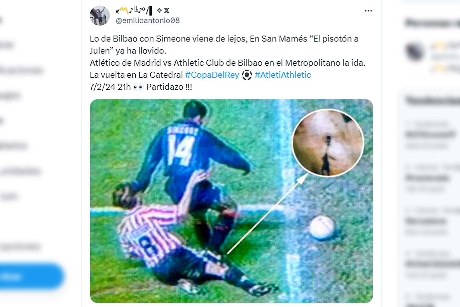 El pisotón de Simeone a Guerrero