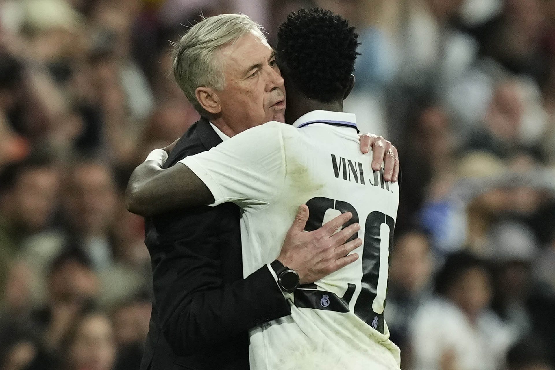 Support from Ancelotti and his teammates