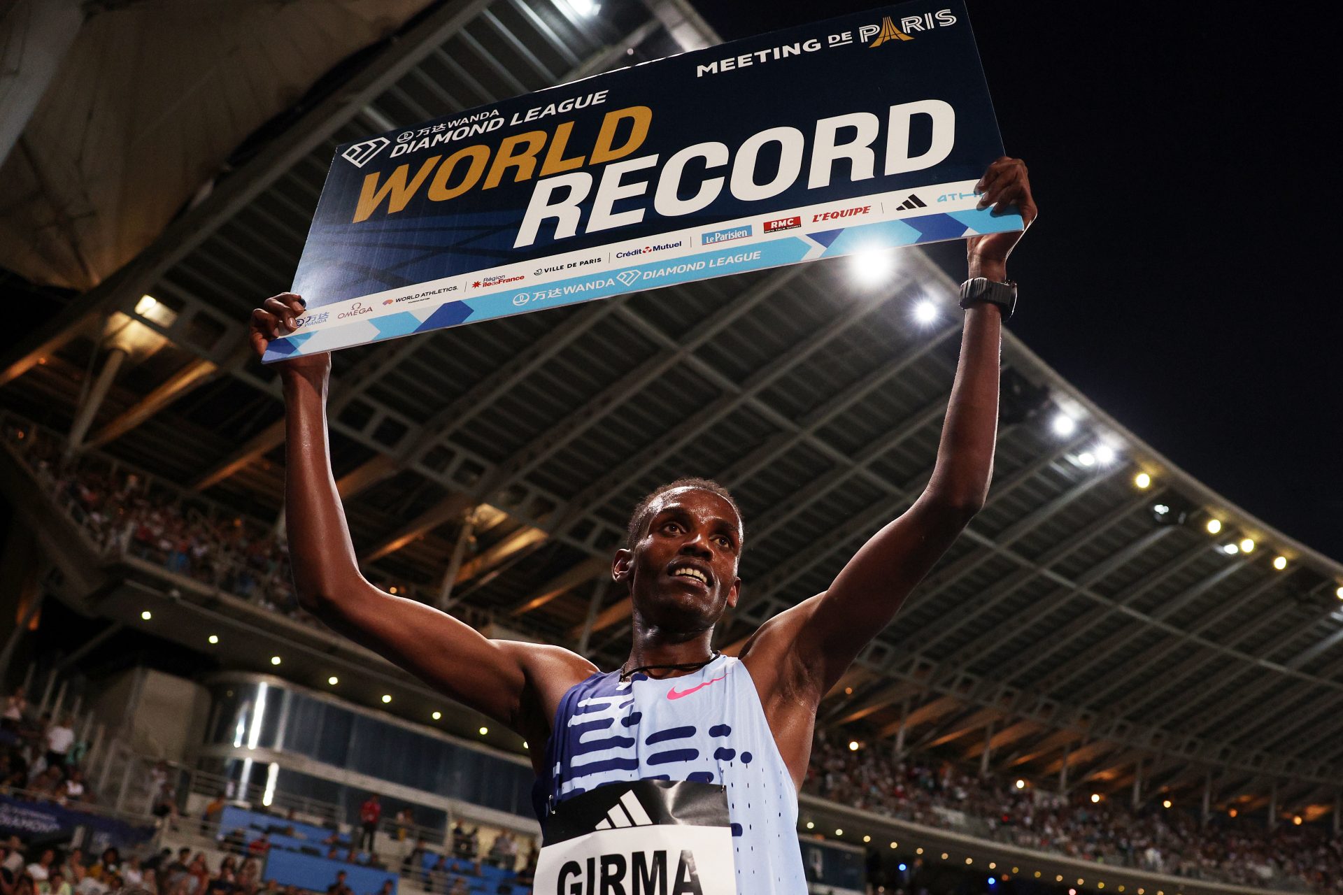 Men's 3000m steeplechase: 7:52.11 - Lamecha Girma
