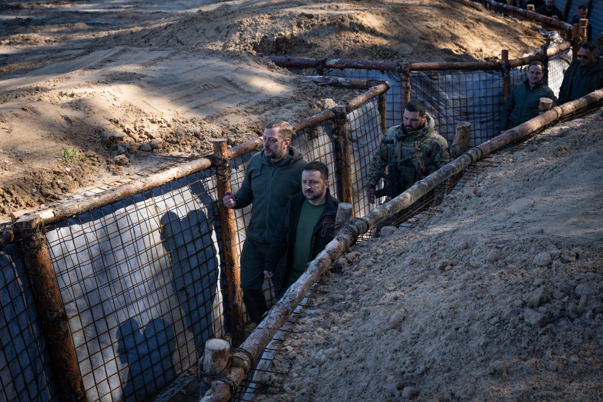 Zelensky visitó las nuevas construcciones en Járkov