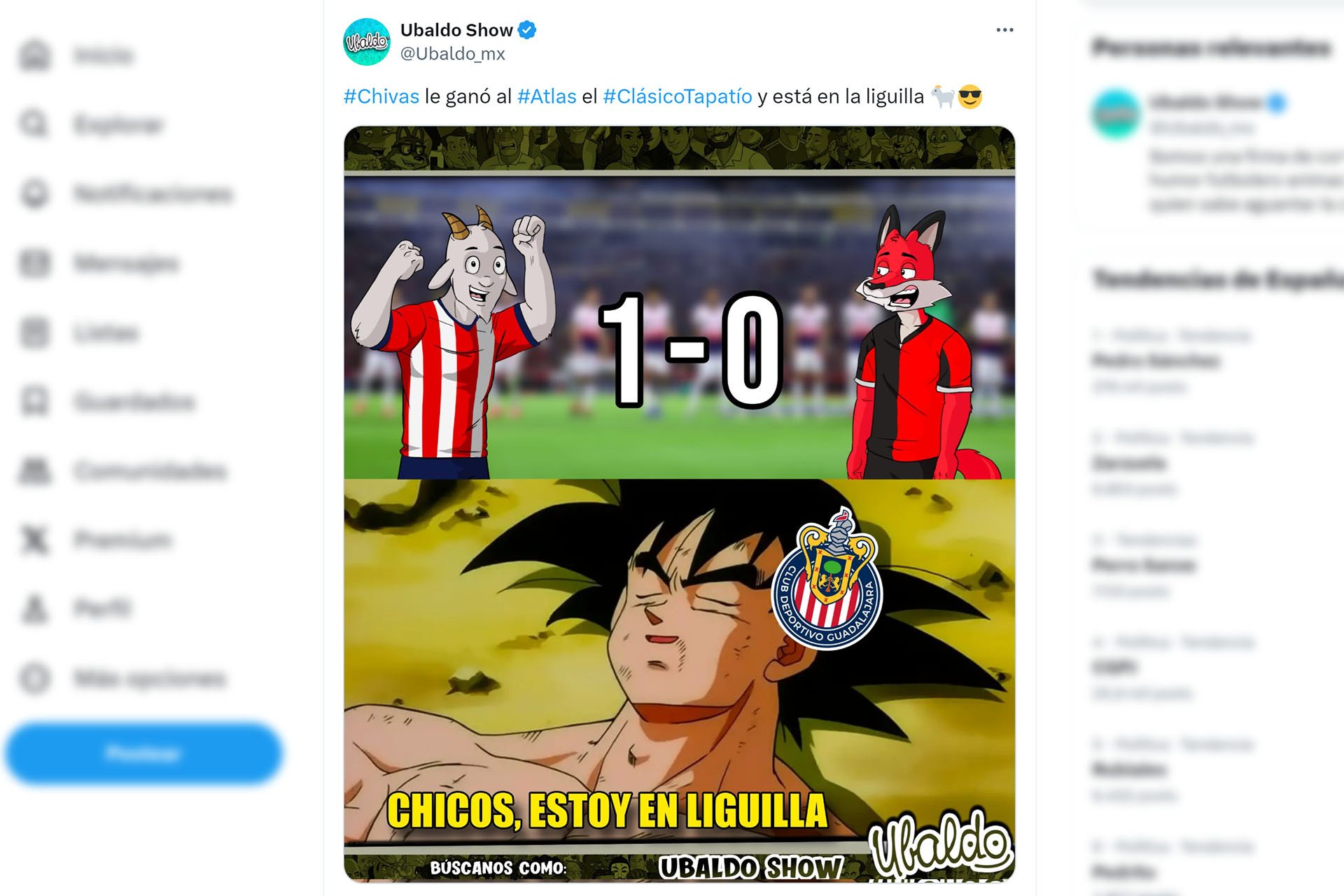 Un partido sufrido para Chivas