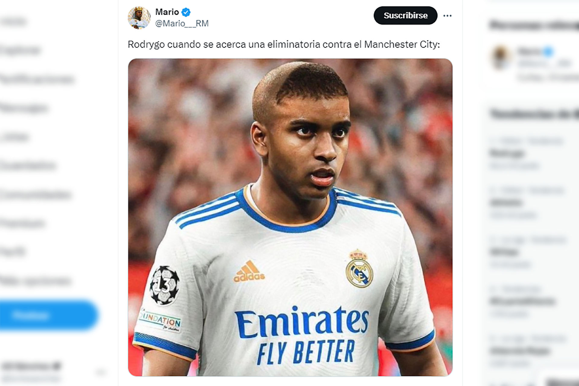 Rodrygo, en modo Ronaldo