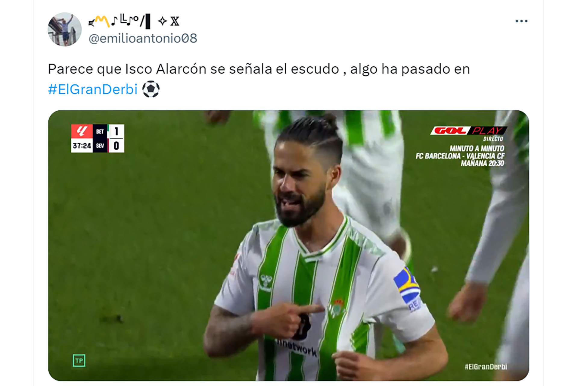 Isco Alarcón, el gran líder verdiblanco