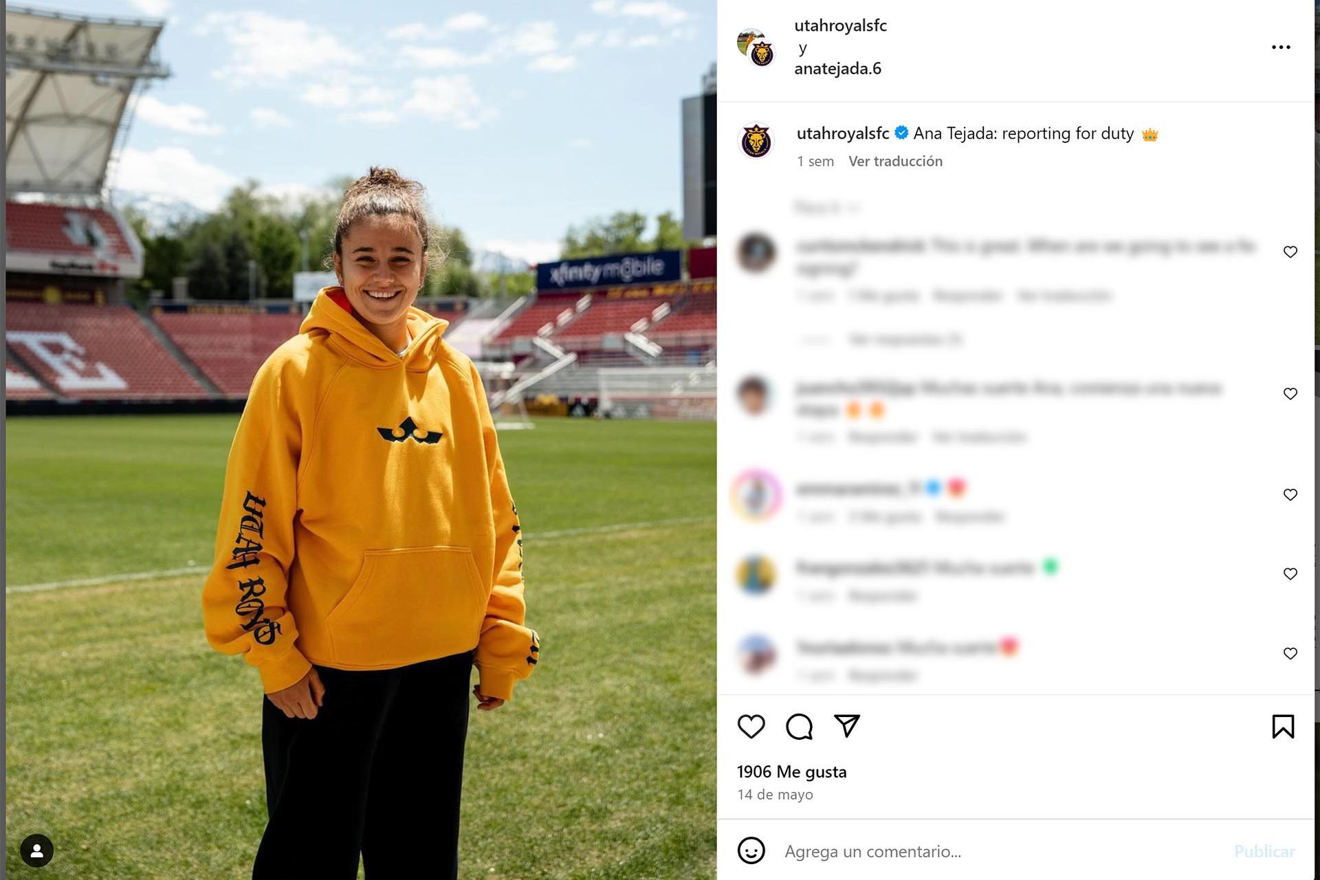 Fichaje por las Utah Royals de la NWSL