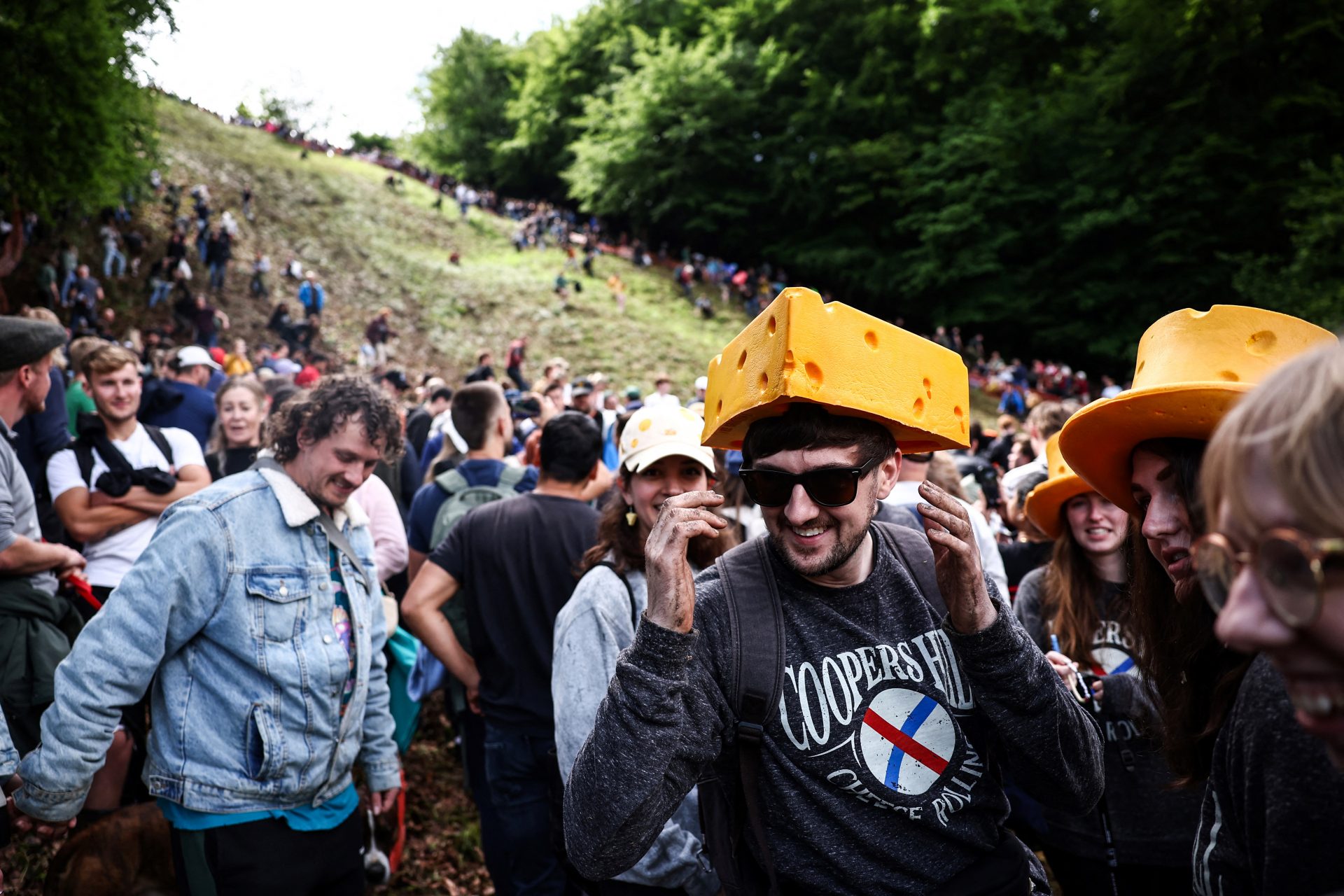 Gloucestershire's Chase the Cheese rolling attracts giant crowds from all over the world!