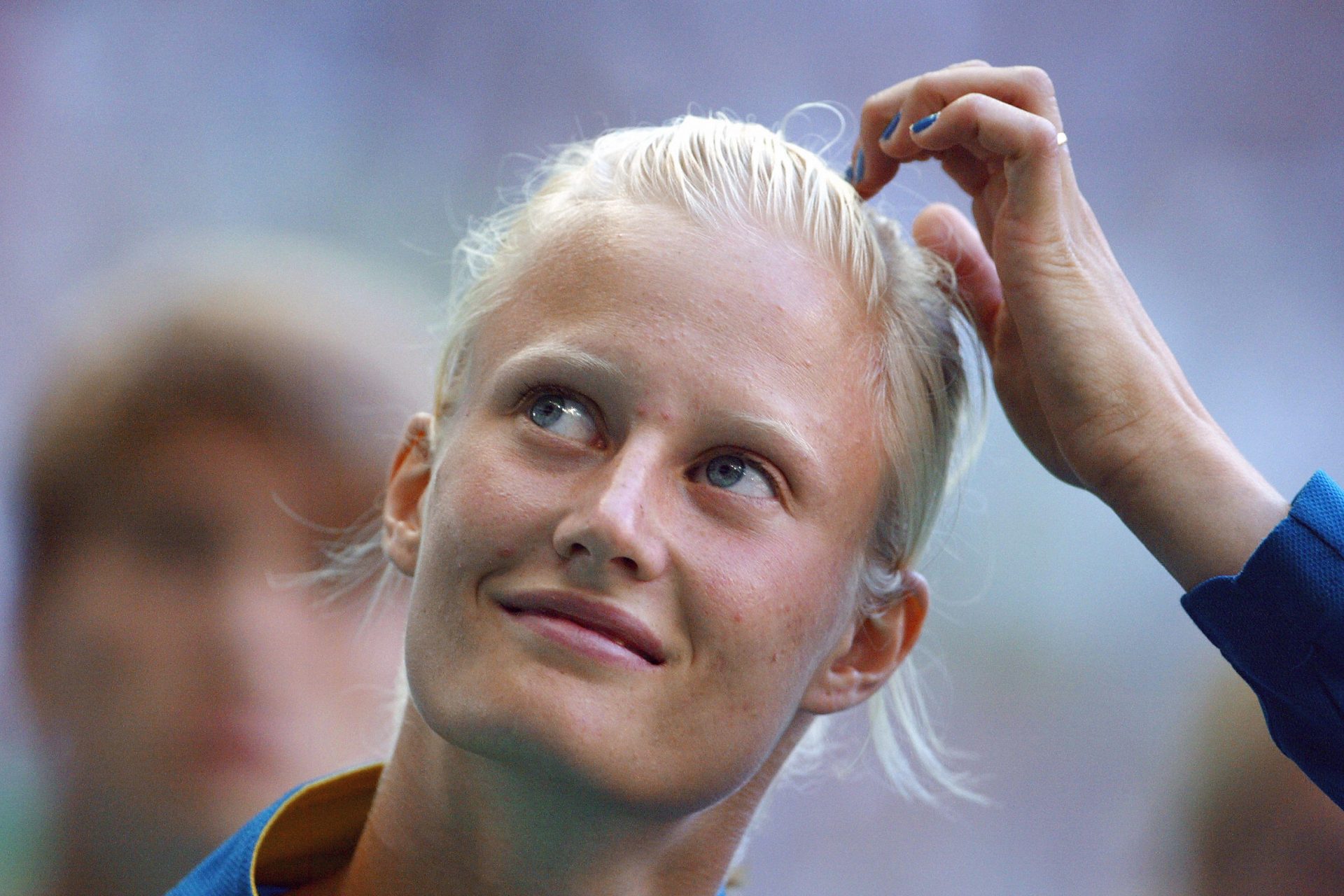 What happened to Sweden's athletics superstar Carolina Kluft?