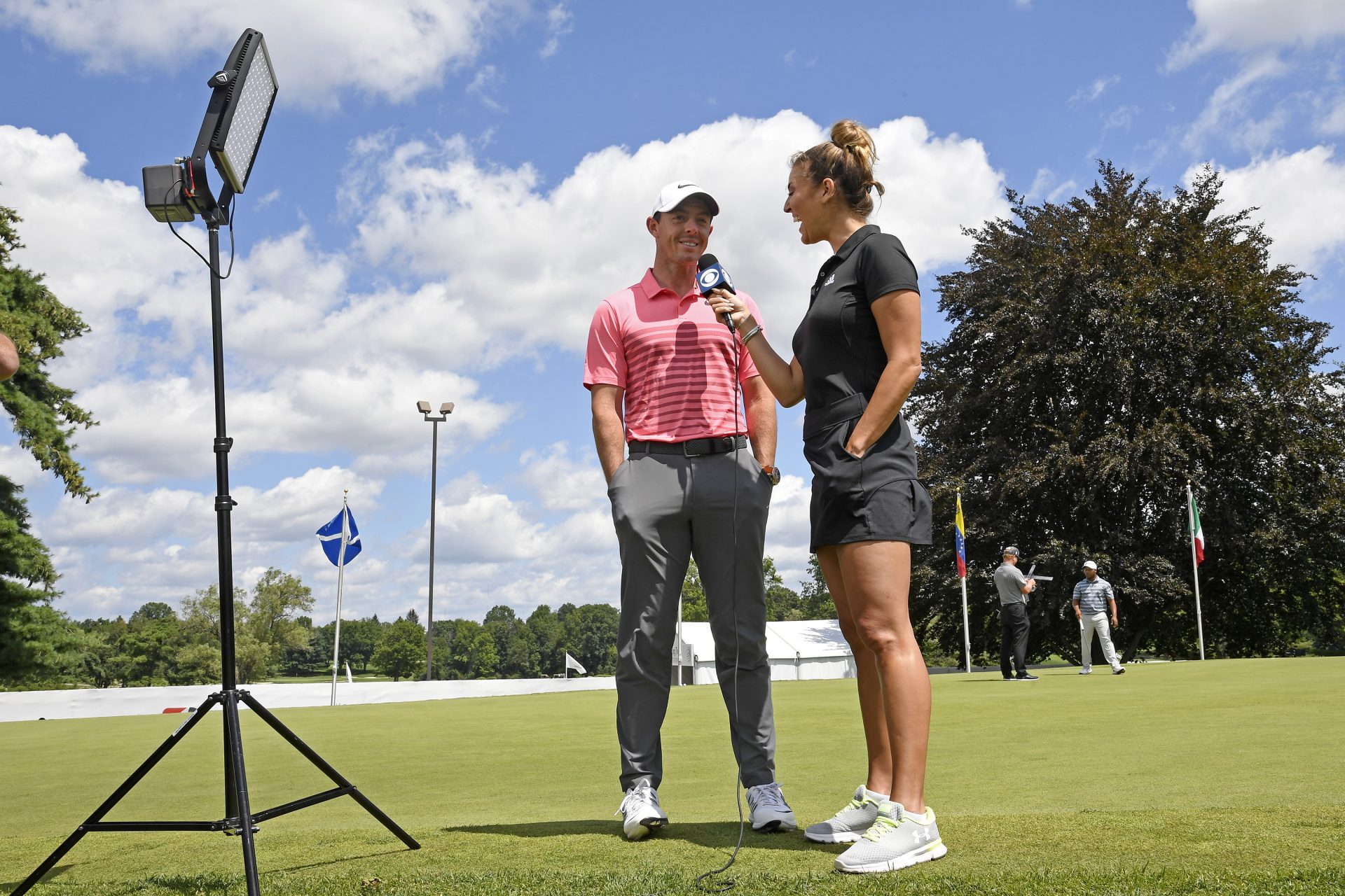 Amanda Balionis, the reporter rumoured to be with golf superstar Rory McIlroy