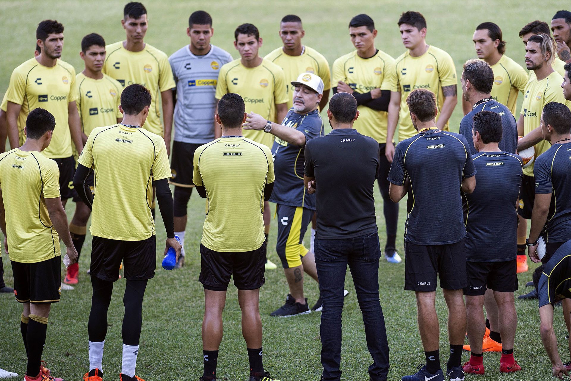 Los entrenamientos eran auténticos espectáculos