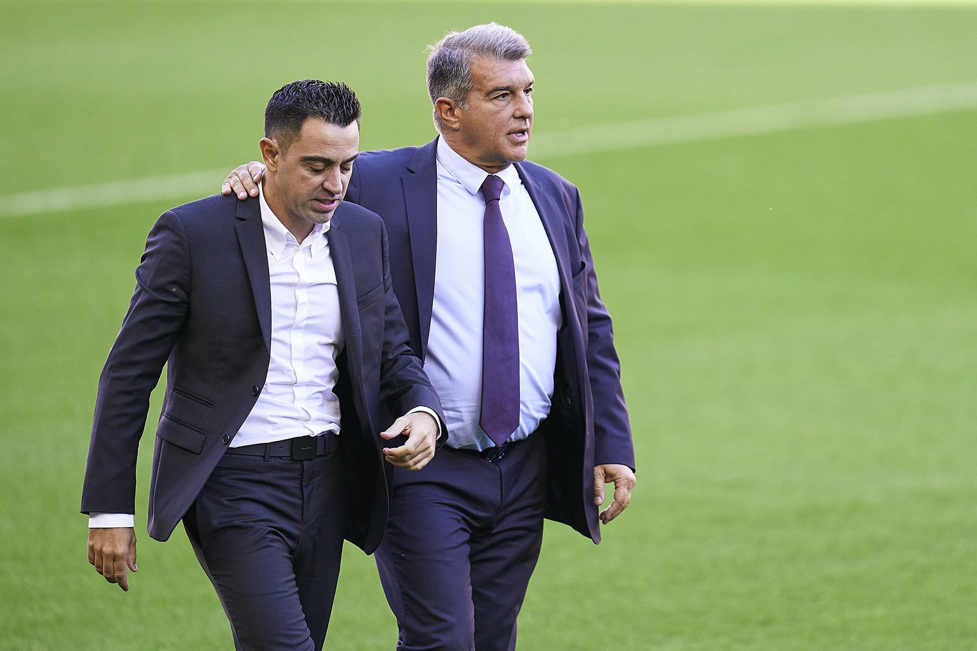 El enfado de Laporta con Xavi