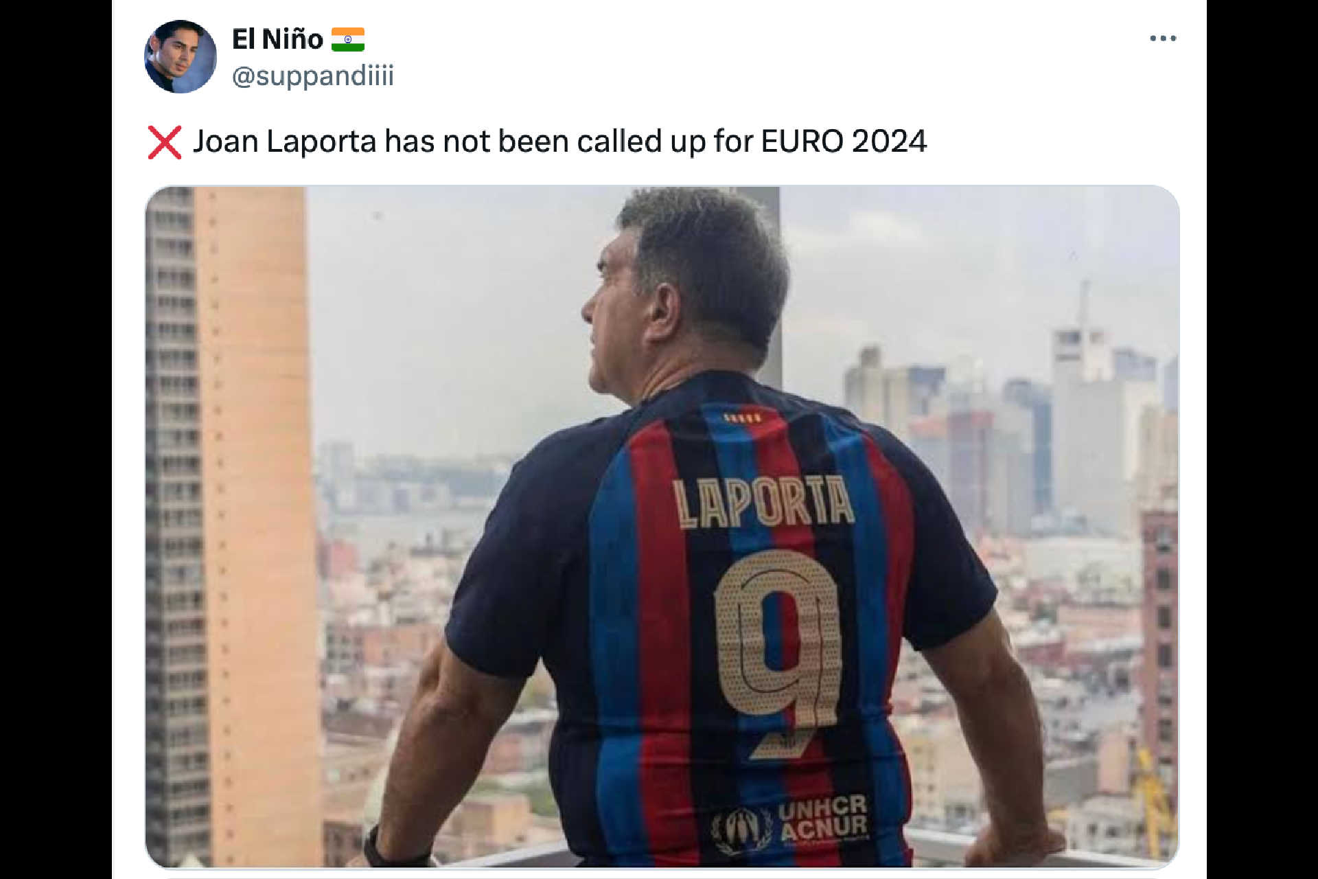 ¿Joan Laporta? No convocado