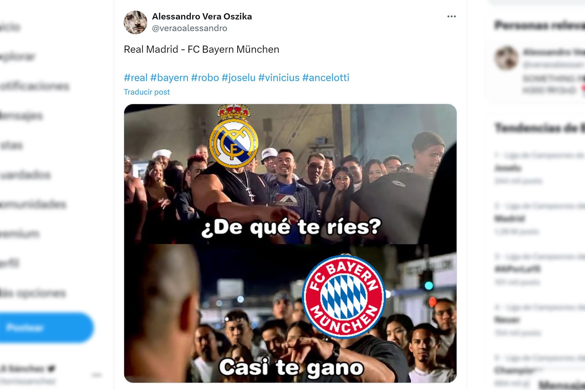 El Bayern estuvo muy cerca de conseguir el pase