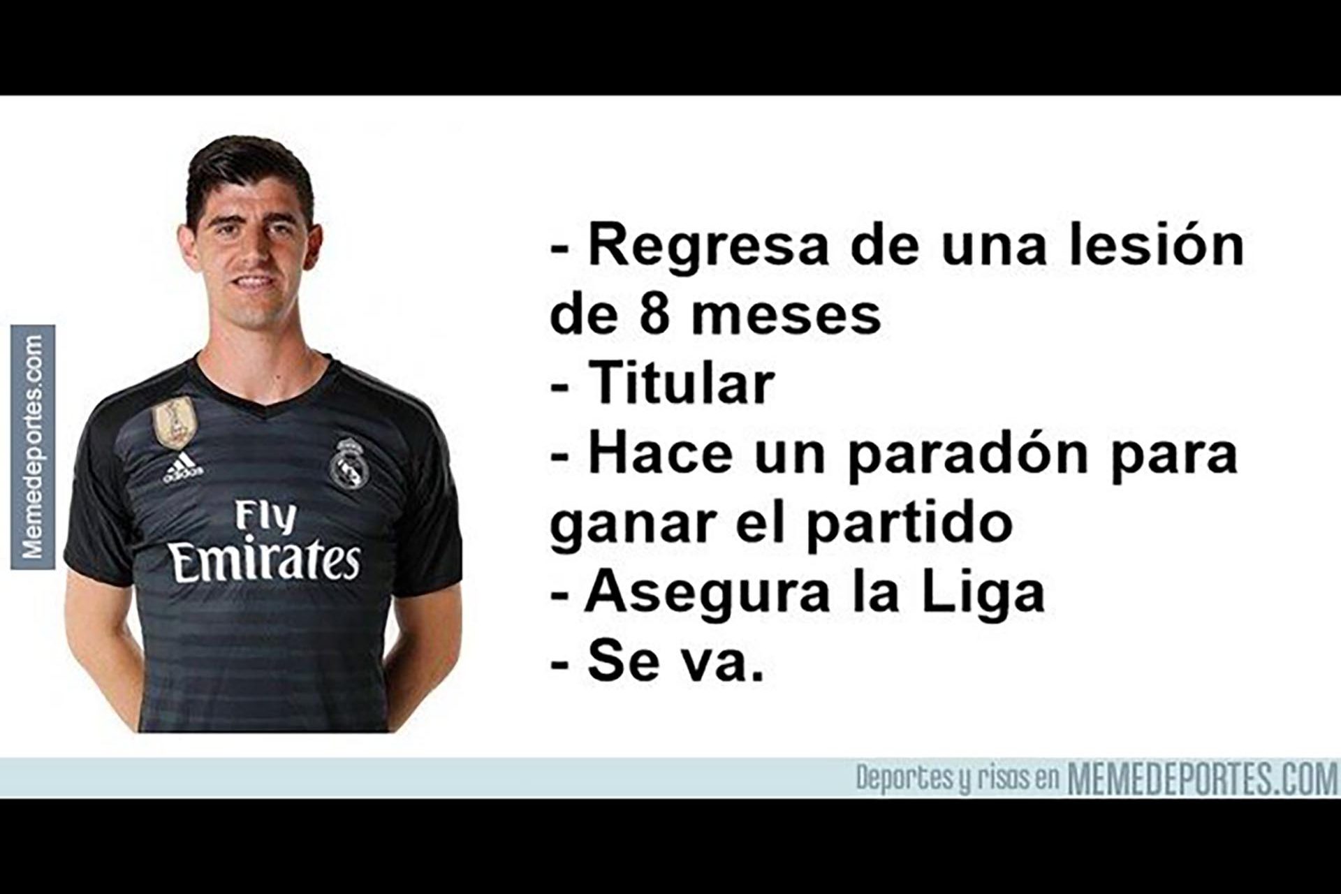 Courtois está de vuelta