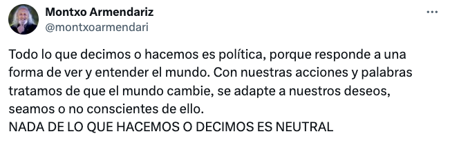 Habla el director de cine Montxo Armendáriz