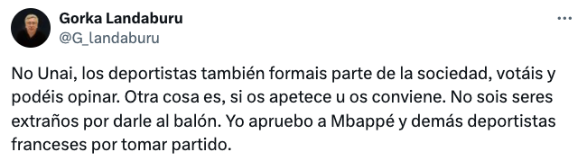 Lo dice el periodista Gorka Landaburu