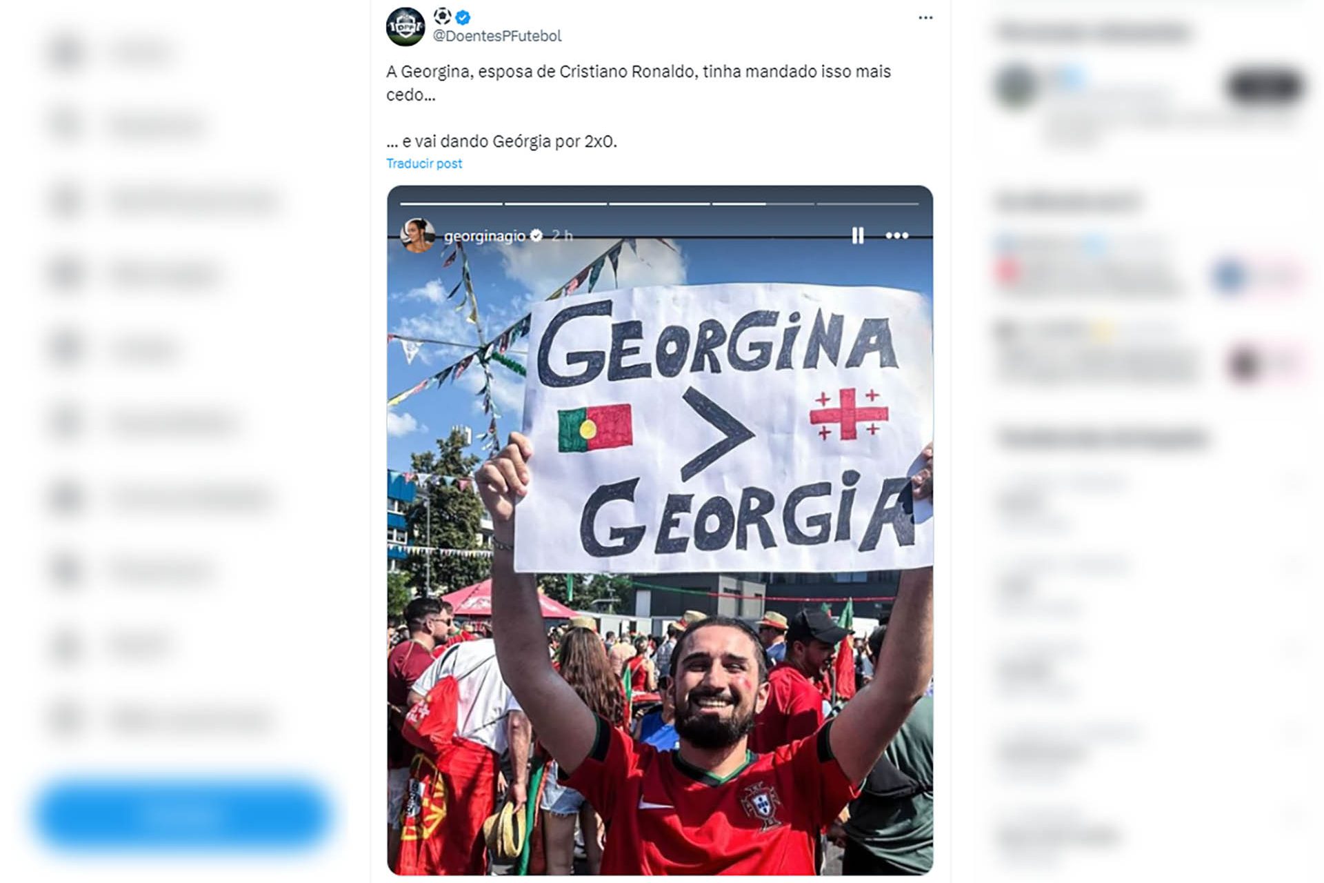 Georgina, mucho mejor que Georgia