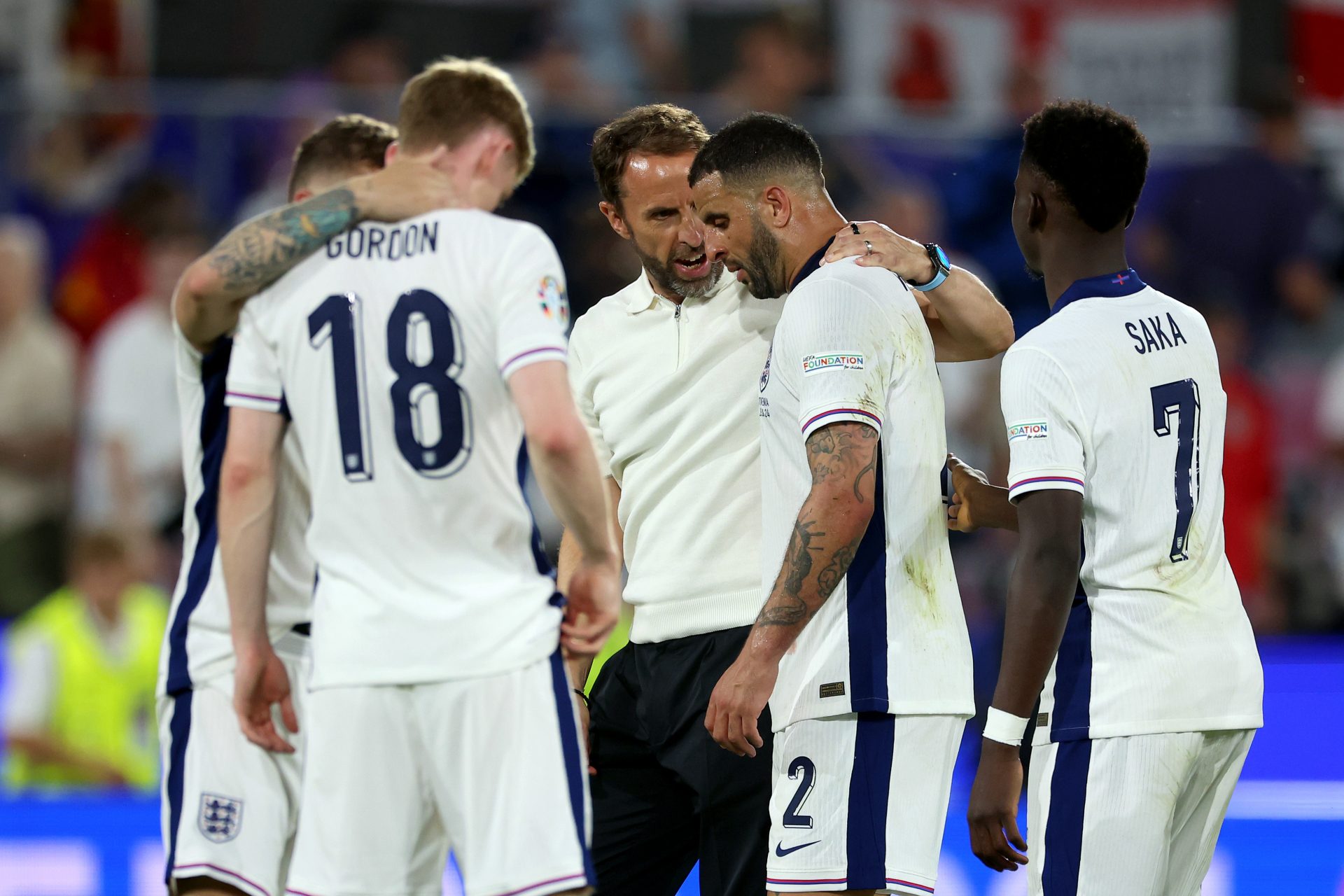 Southgate in the firing line