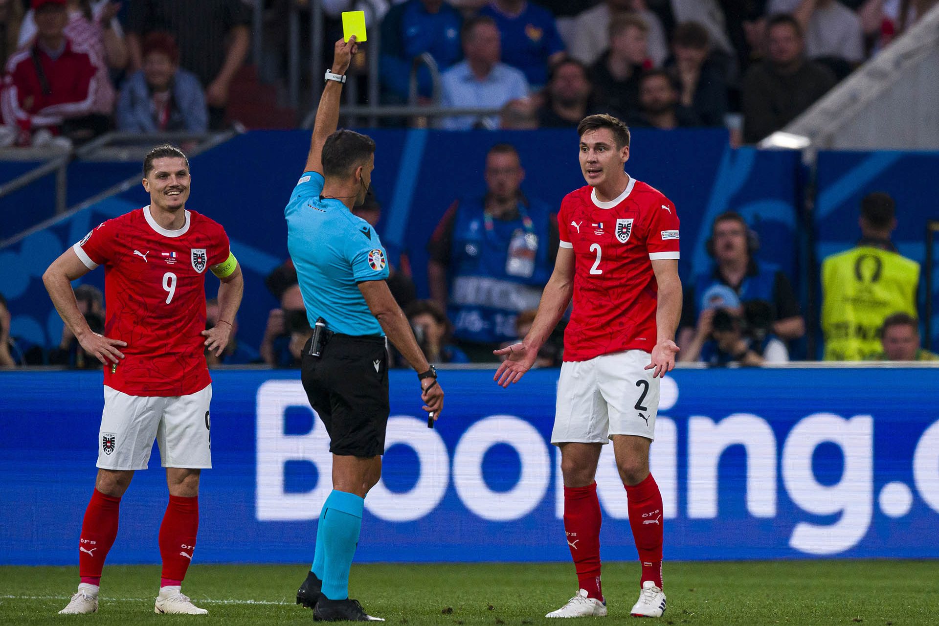 Indignación austriaca que fue a más con el gol francés