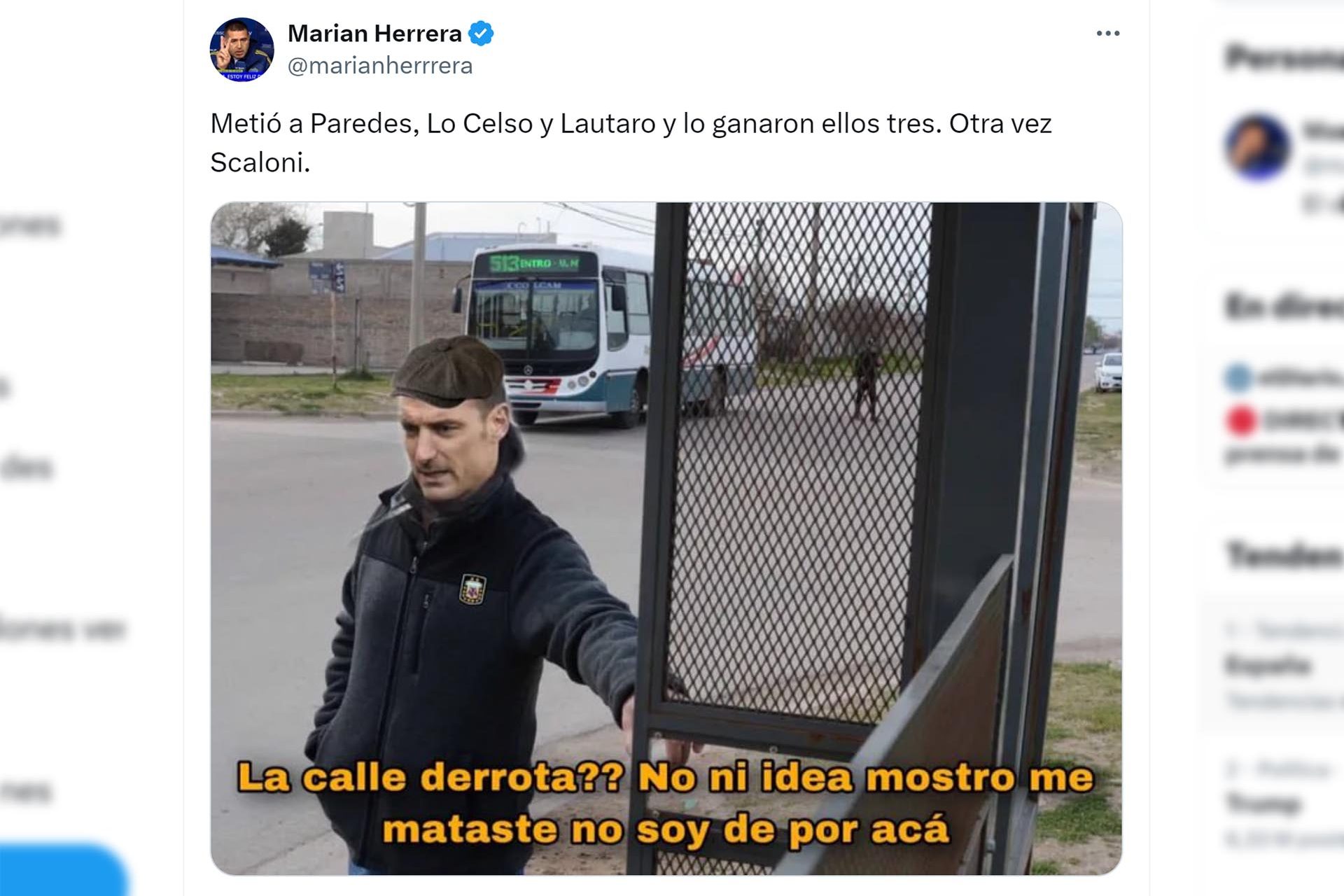 Scaloni es el verdadero amuleto de este equipo