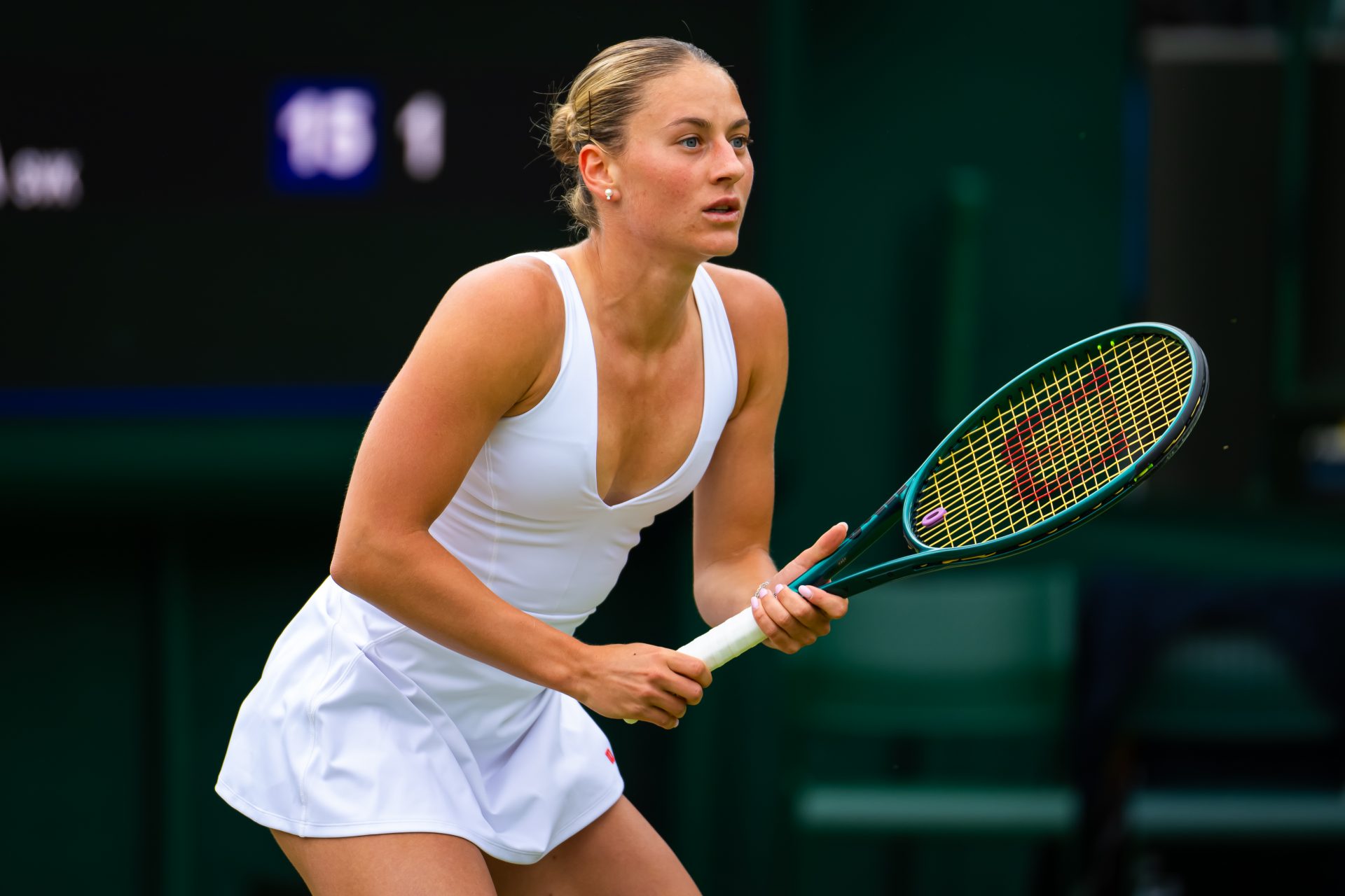 Marta Kostyuk, a estrela do tênis que jogou em Wimbledon vestida de noiva