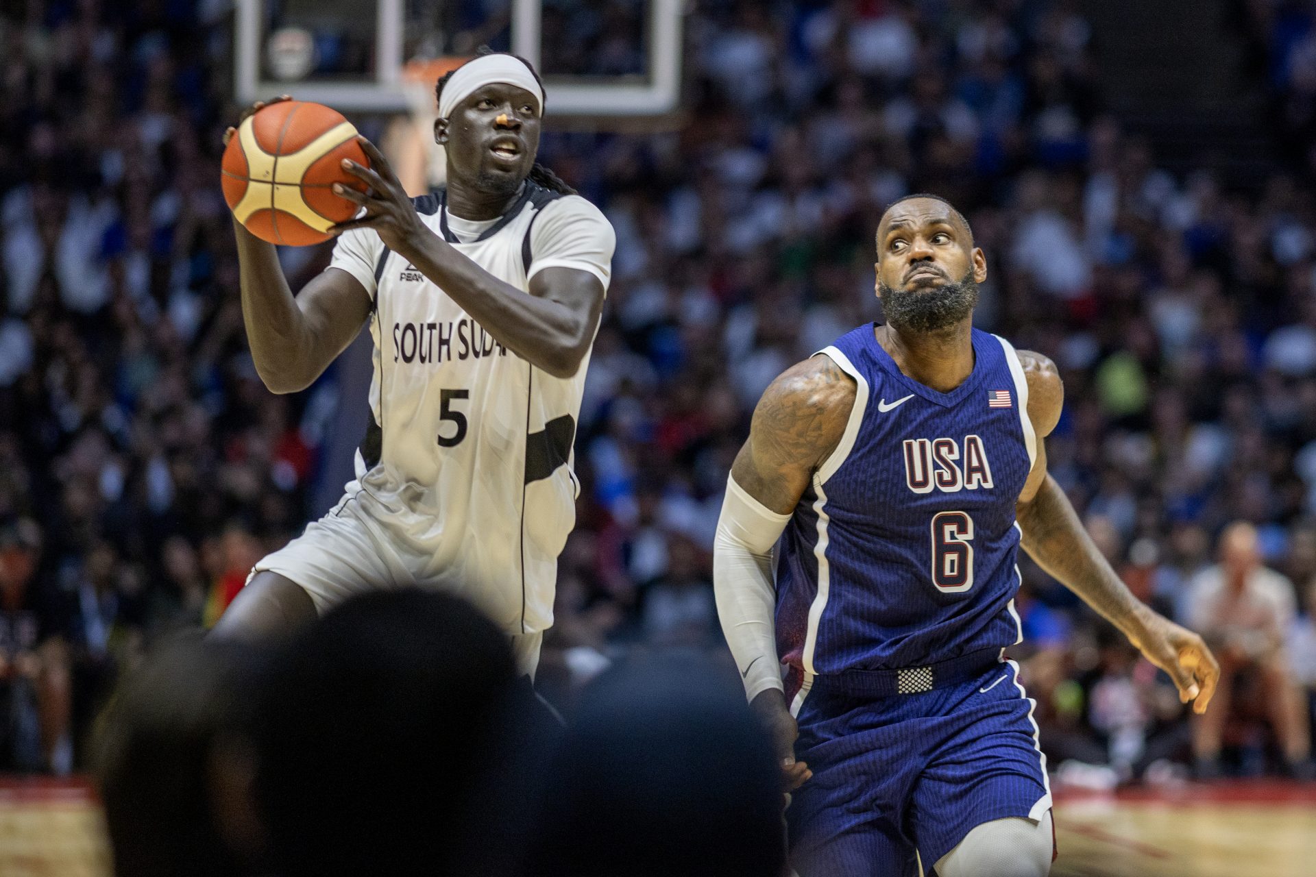 South Sudan continue their inspirational journey against LeBron James and Team USA