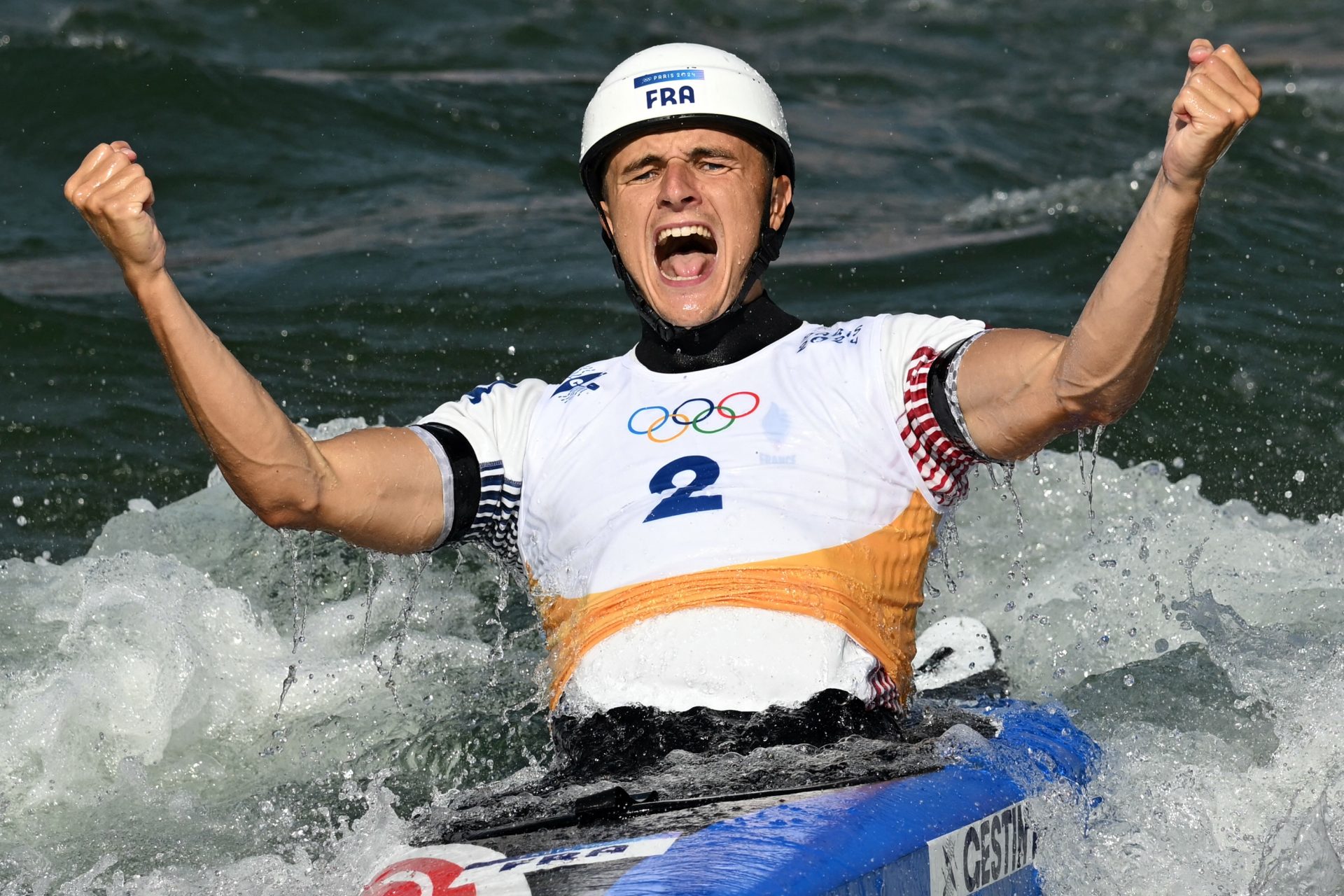 Médaille d’or : Nicolas Gestin - Canoë slalom C1 