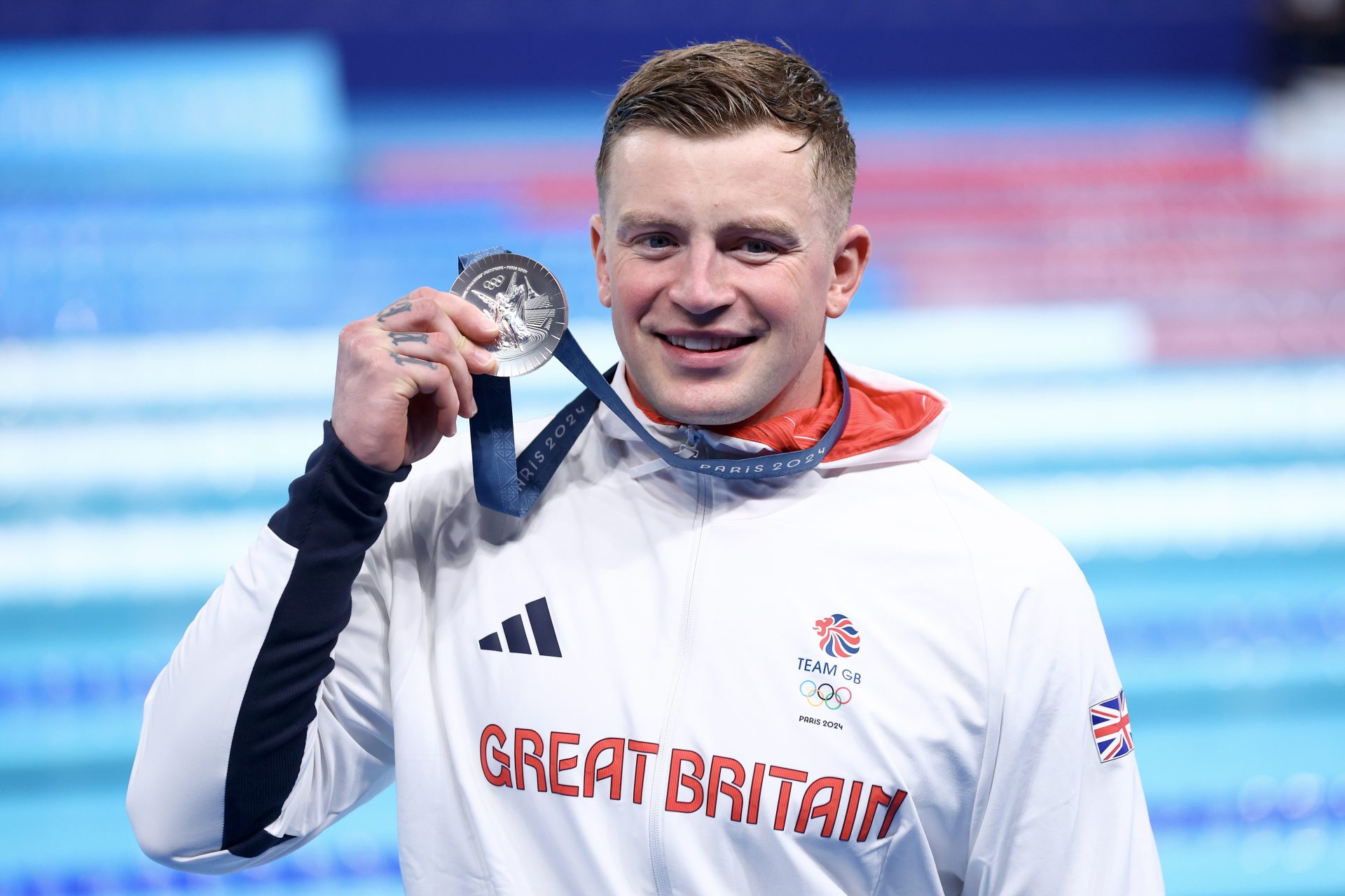 Follows British swimmer Adam Peaty