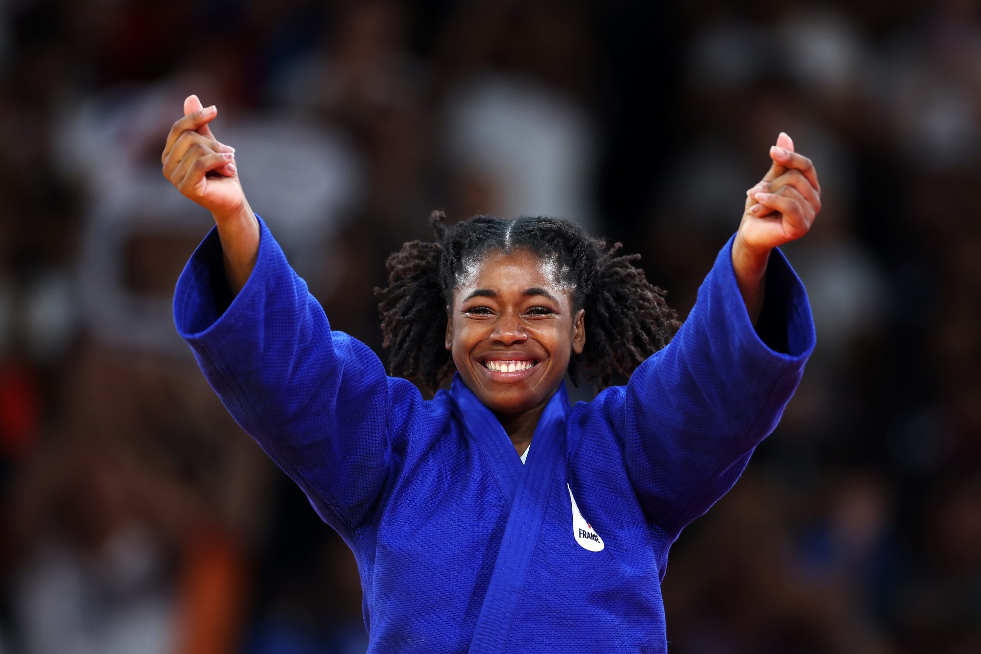 Médaille de bronze : Sarah-Léonie Cysique - Judo -57 kg