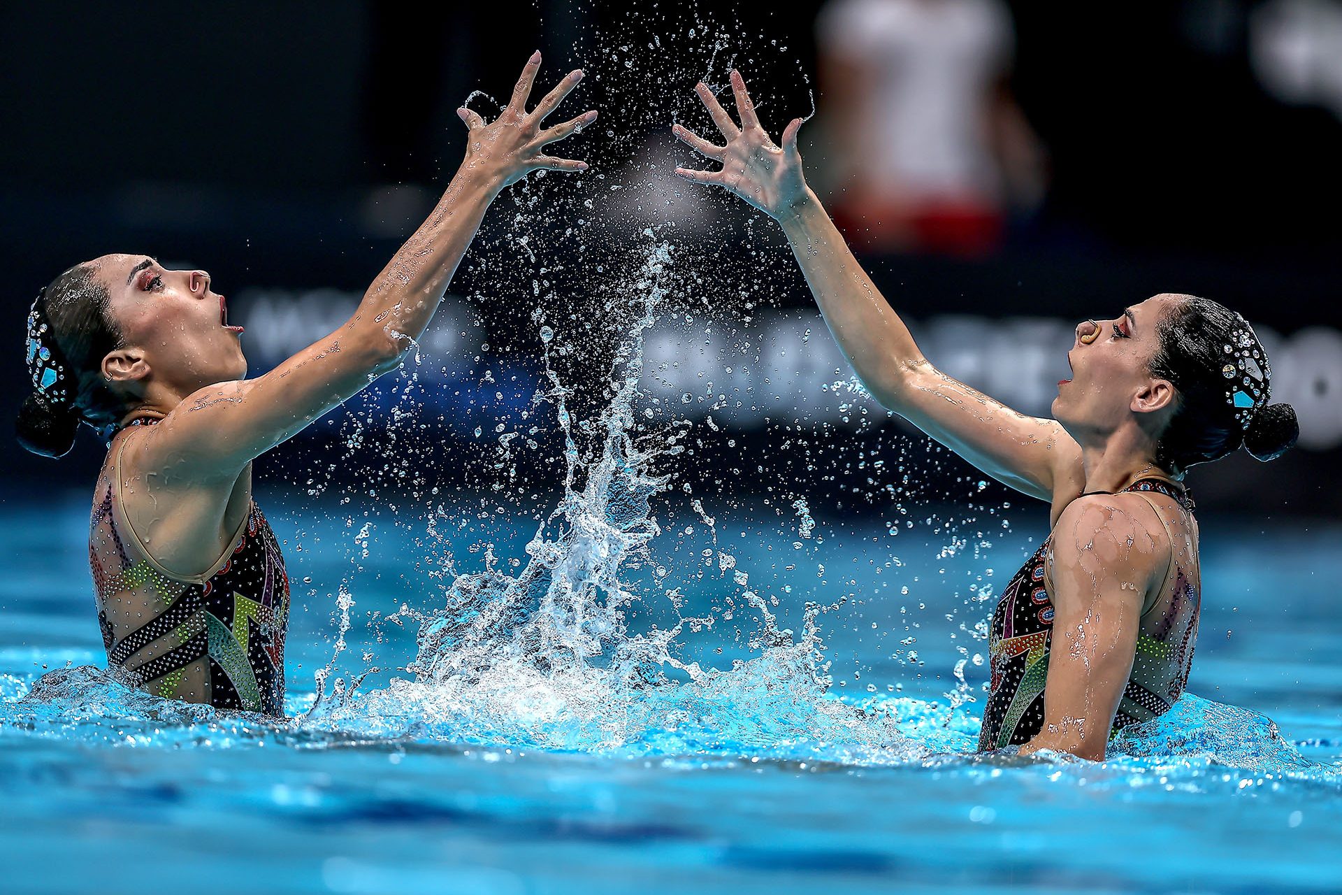 Nuria Diosdado y Joana Jiménez (natación sincronizada)
