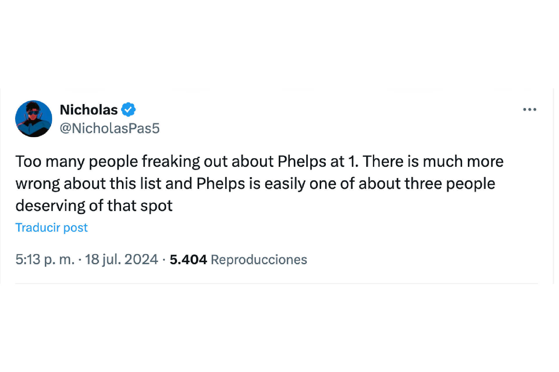Phelps?