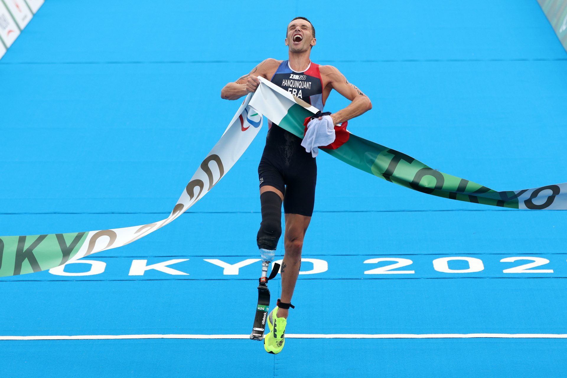 Médaille d’or : Alexis Hanquinquant - Para triathlon PTS4 