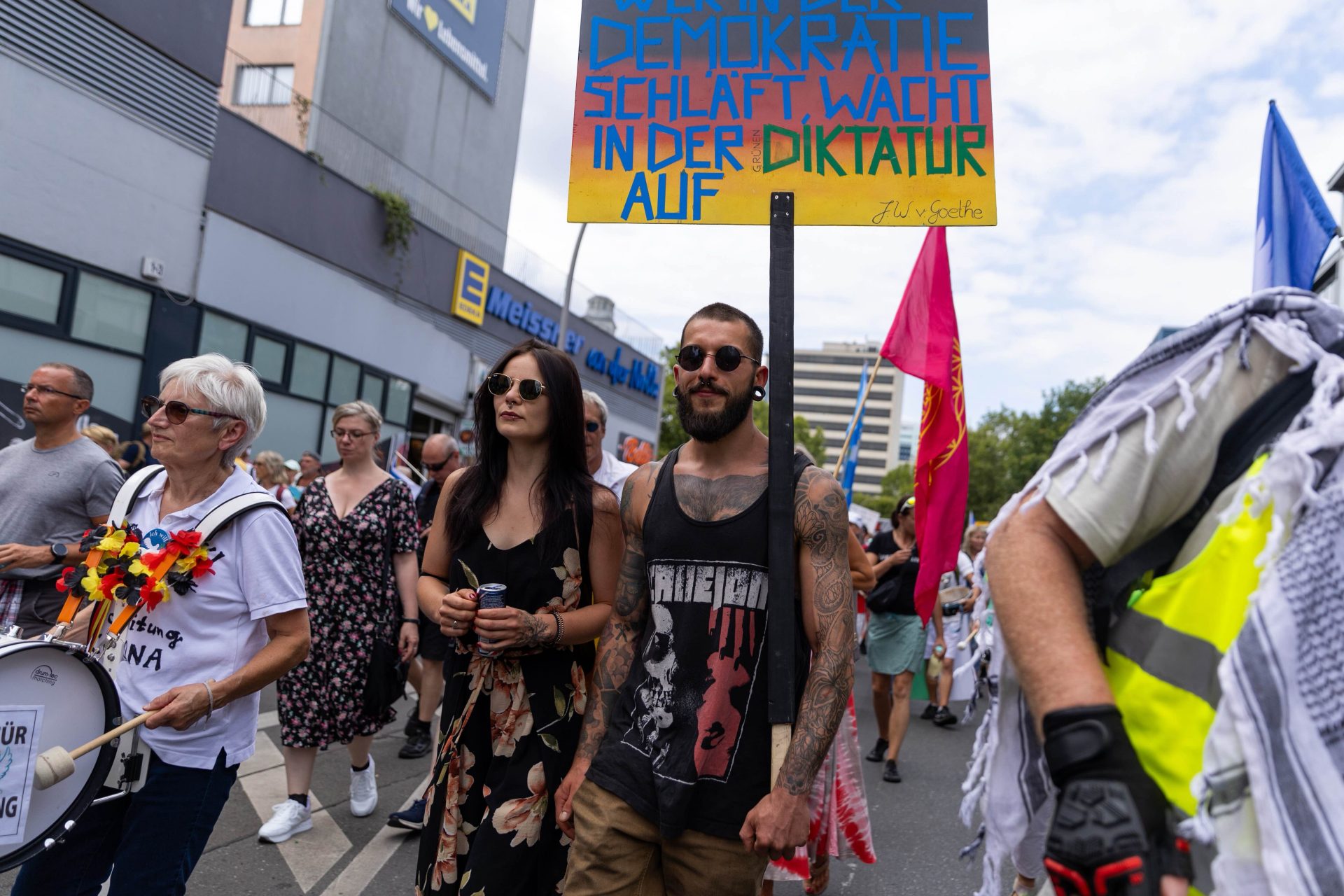 Michael Ballweg: trotz Untersuchungshaft umjubelt