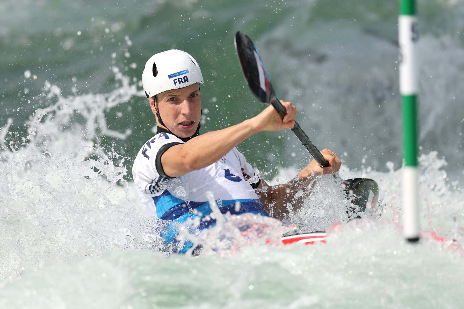 Médaille d’argent : Titouan Castryck - Kayak slalom K1 