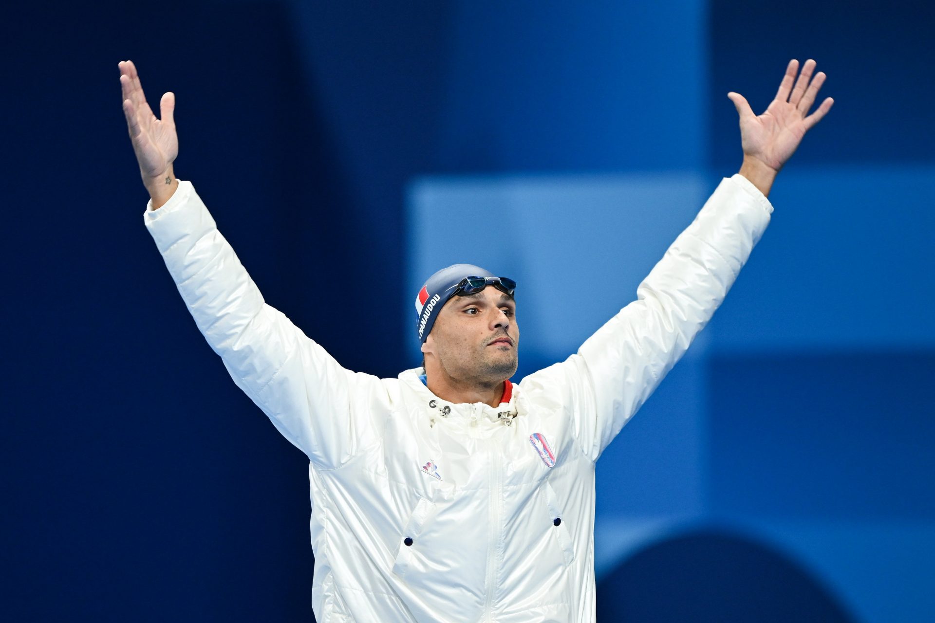 Médaille de bronze : Florent Manaudou - 50 mètres nage libre