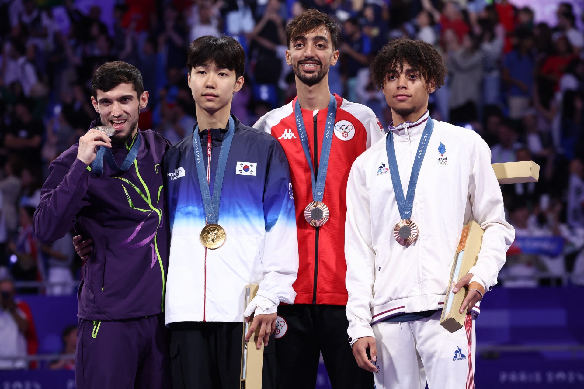 Médaille de bronze : Cyrian Ravet - Taekwondo -58 kg