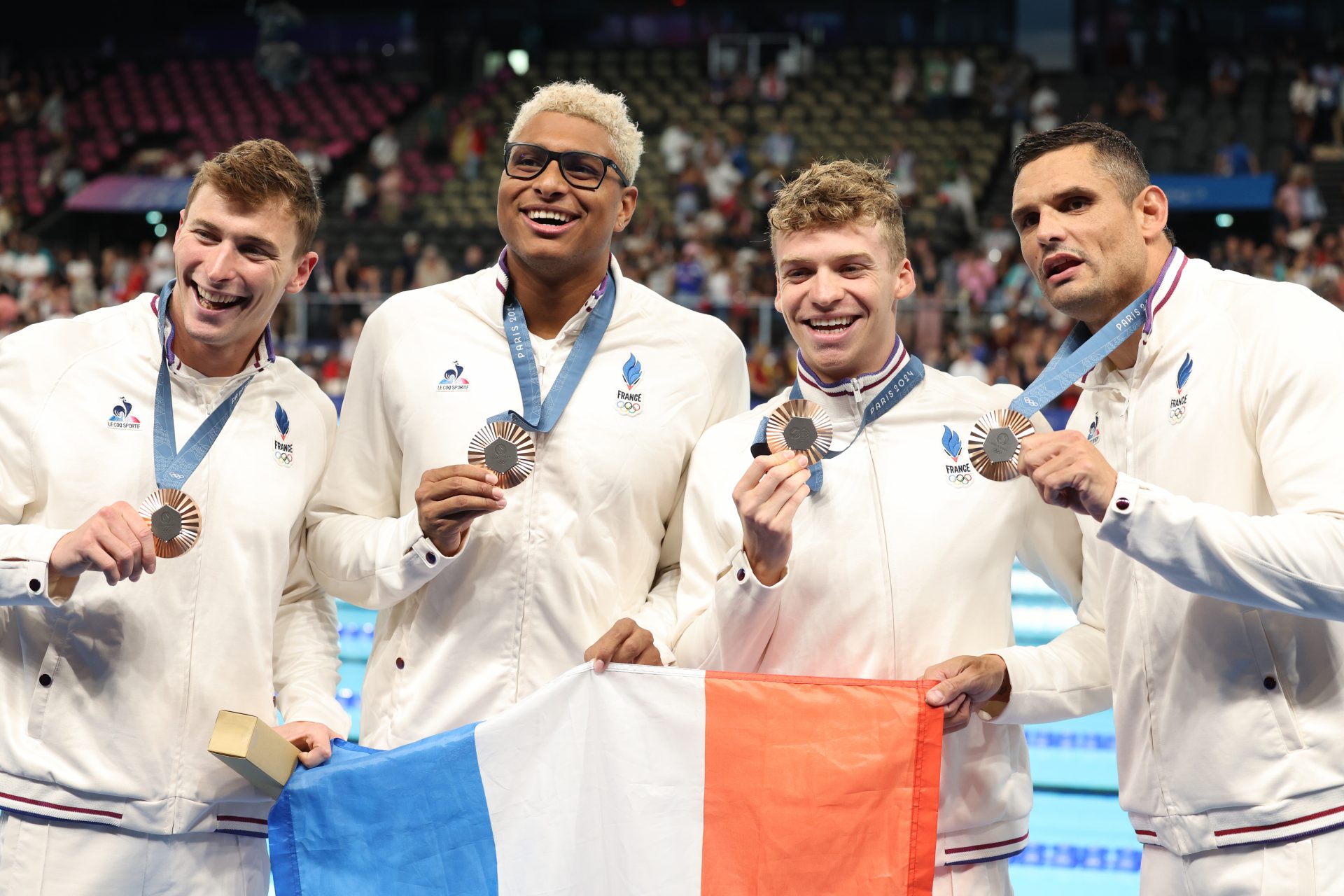 Médaille de bronze : Relais 4×100 mètres 4 nages 